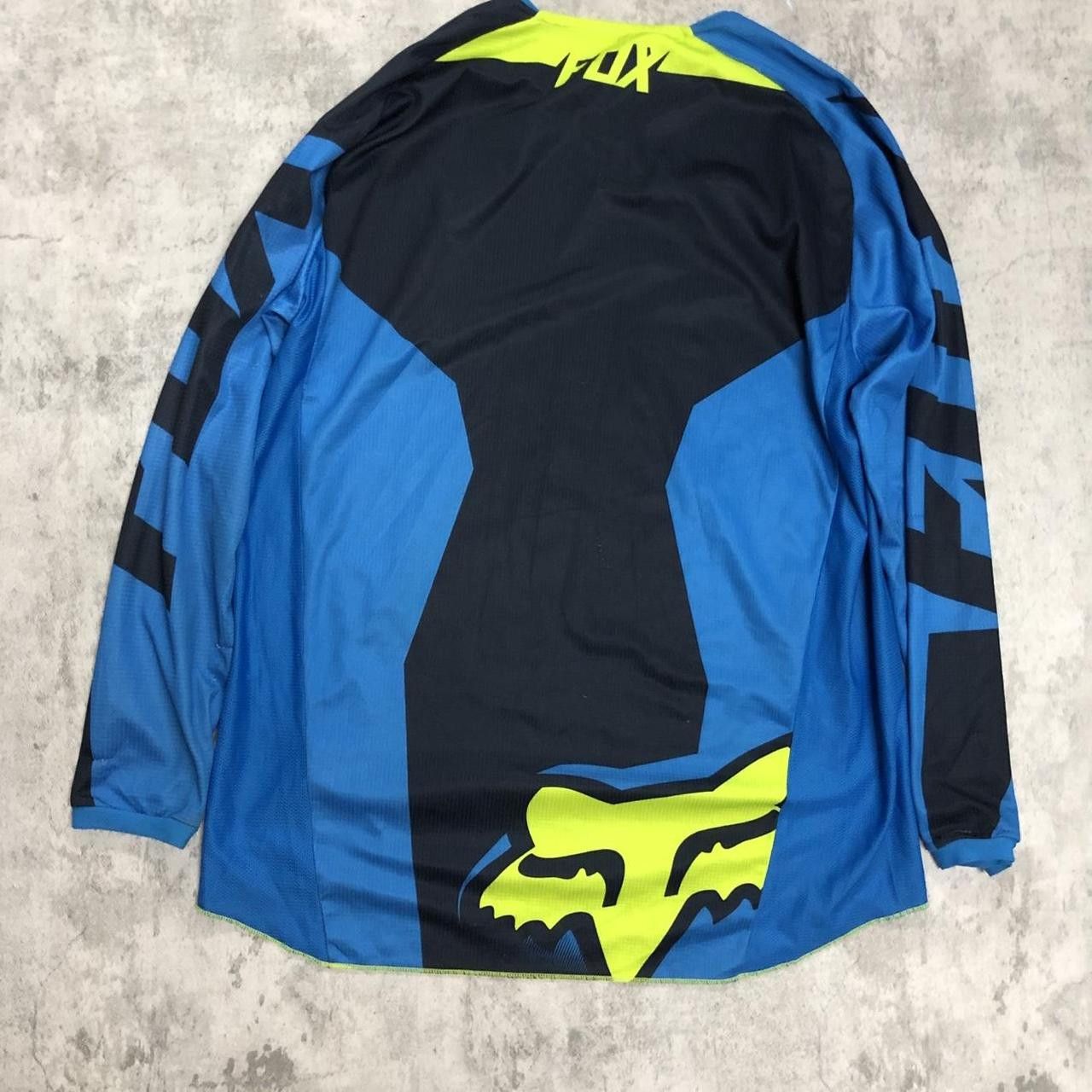 Other Fox Racing blue and yellow motocross jersey #motocross Size US XL / EU 56 / 4 - 4 Thumbnail