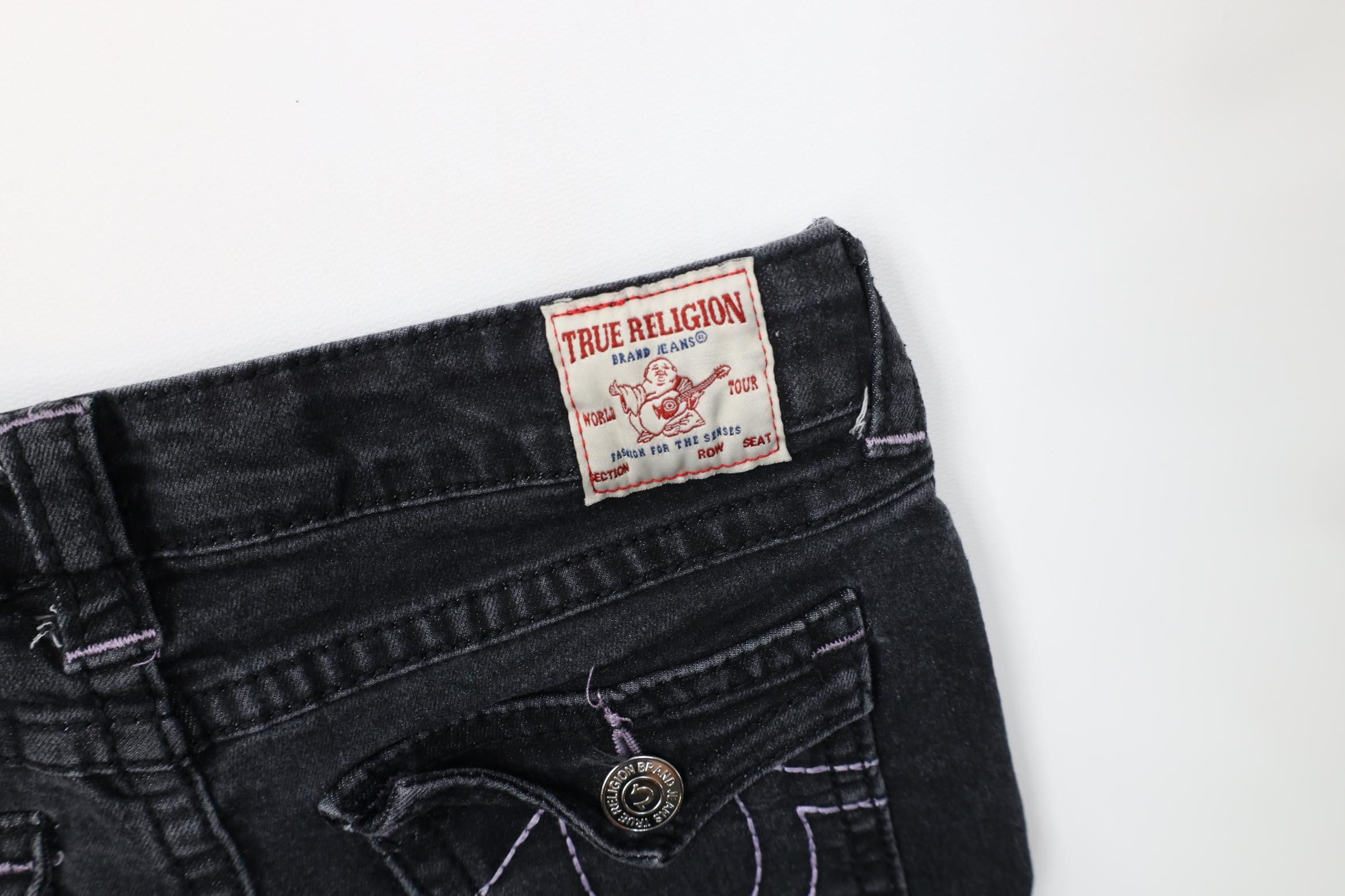 True Religion Vintage Y2K True Religion Halle Mid Rise Super Skinny Jeans Size 36" / US 14 / IT 50 - 13 Thumbnail