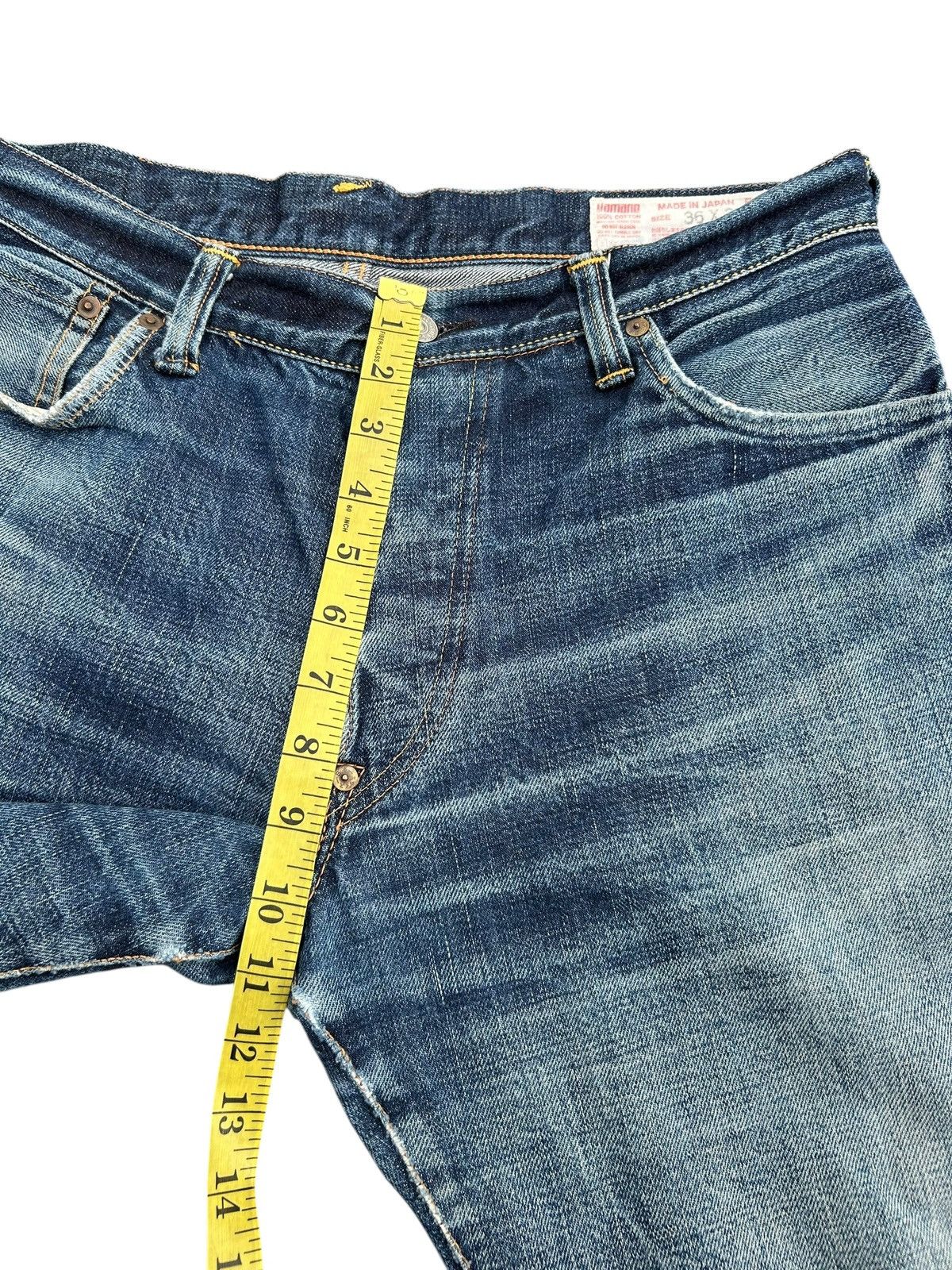 Evisu Vintage Evisu Selvedge Distressed Repair Denim Jeans Size US 33 - 21 Thumbnail