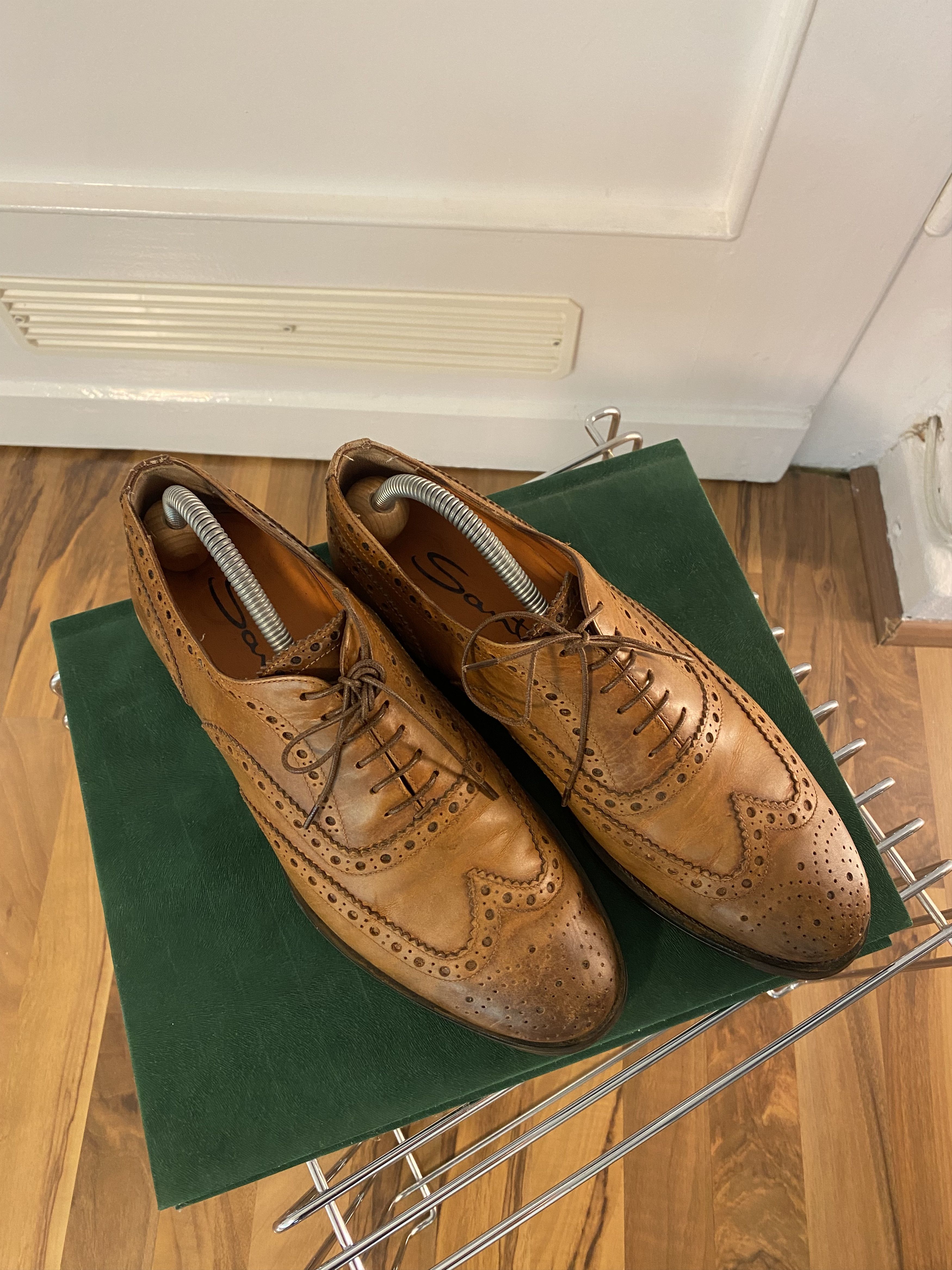 Santoni Santoni Oxford Formal Shoes Size US 7.5 / EU 40-41 - 2 Thumbnail