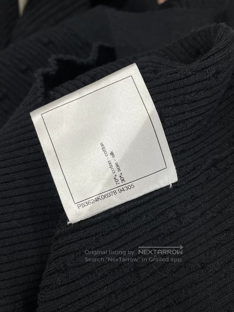 Chanel Chanel Black diamond check knitted double c button long sl Size XS / US 0-2 / IT 36-38 - 7 Thumbnail