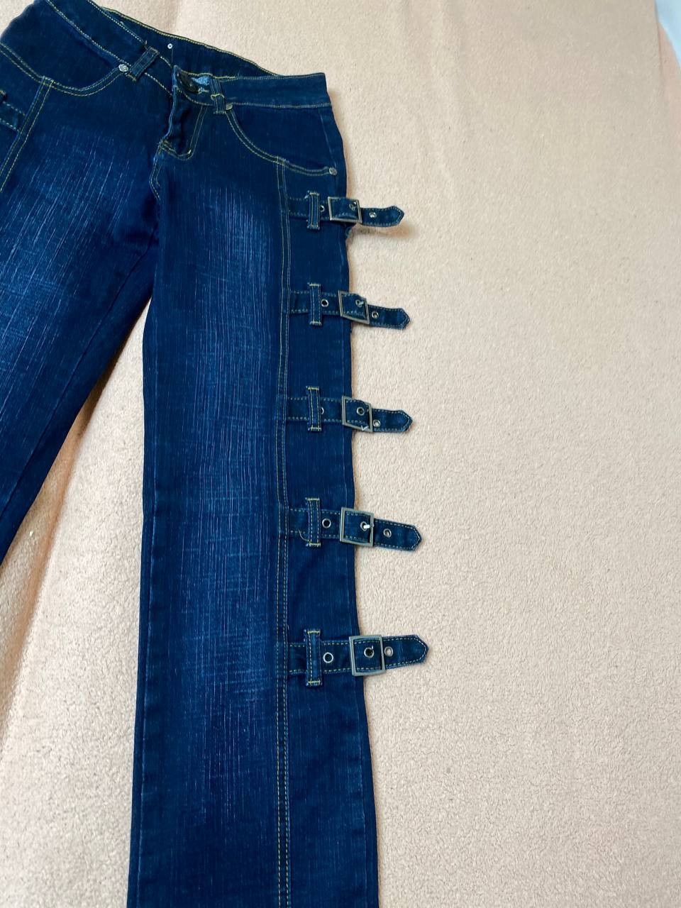 Vintage RARE Distressed Vintage Y2K Dirty Jeans Size 26" / US 2 / IT 38 - 18 Thumbnail