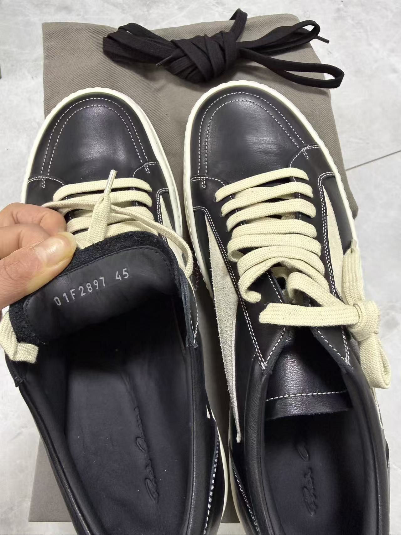 Rick Owens Rick Owens Low-Top Sneakers Size US 12 / EU 45 - 6 Thumbnail