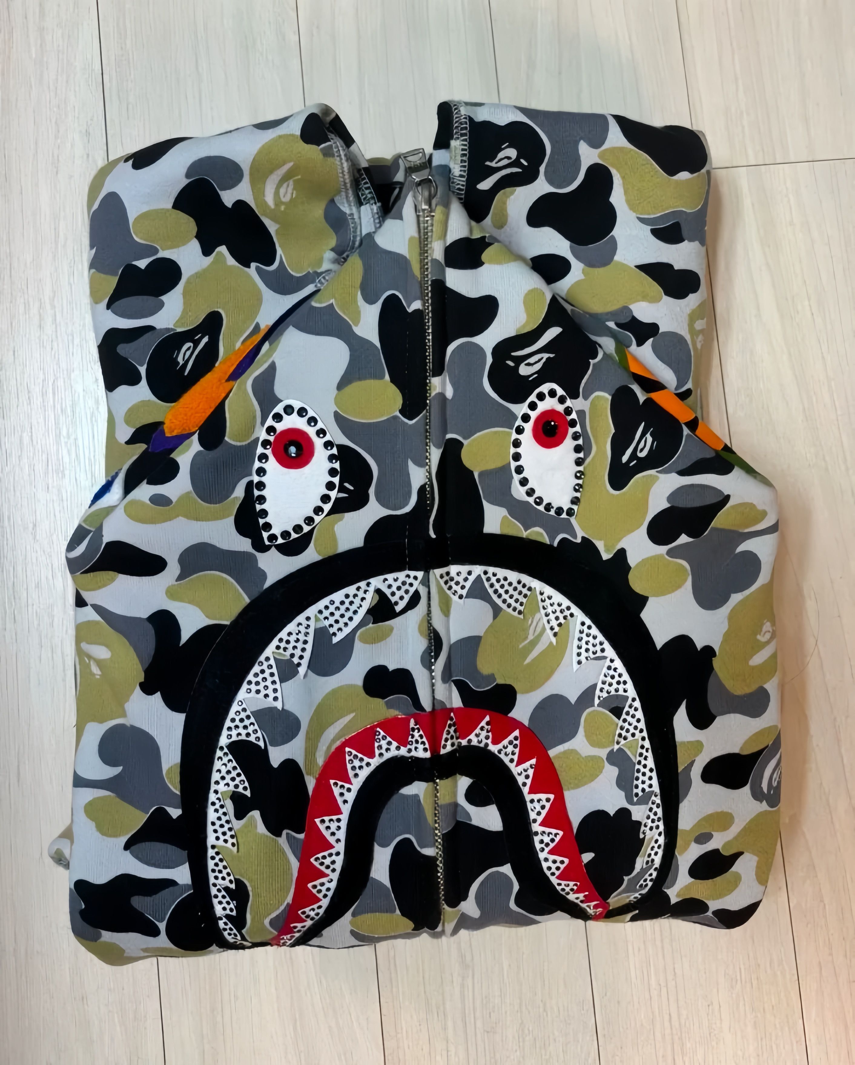 Bape Bape Ginza Store Exclusive ABC Camo Full Zip Hoodie Size US XL / EU 56 / 4 - 3 Thumbnail