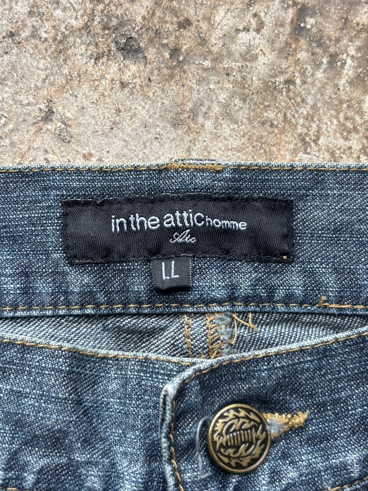 Japanese Brand 2000s In The Attic Japan Lace-Up Flared Jeans Size US 32 / EU 48 - 6 Thumbnail