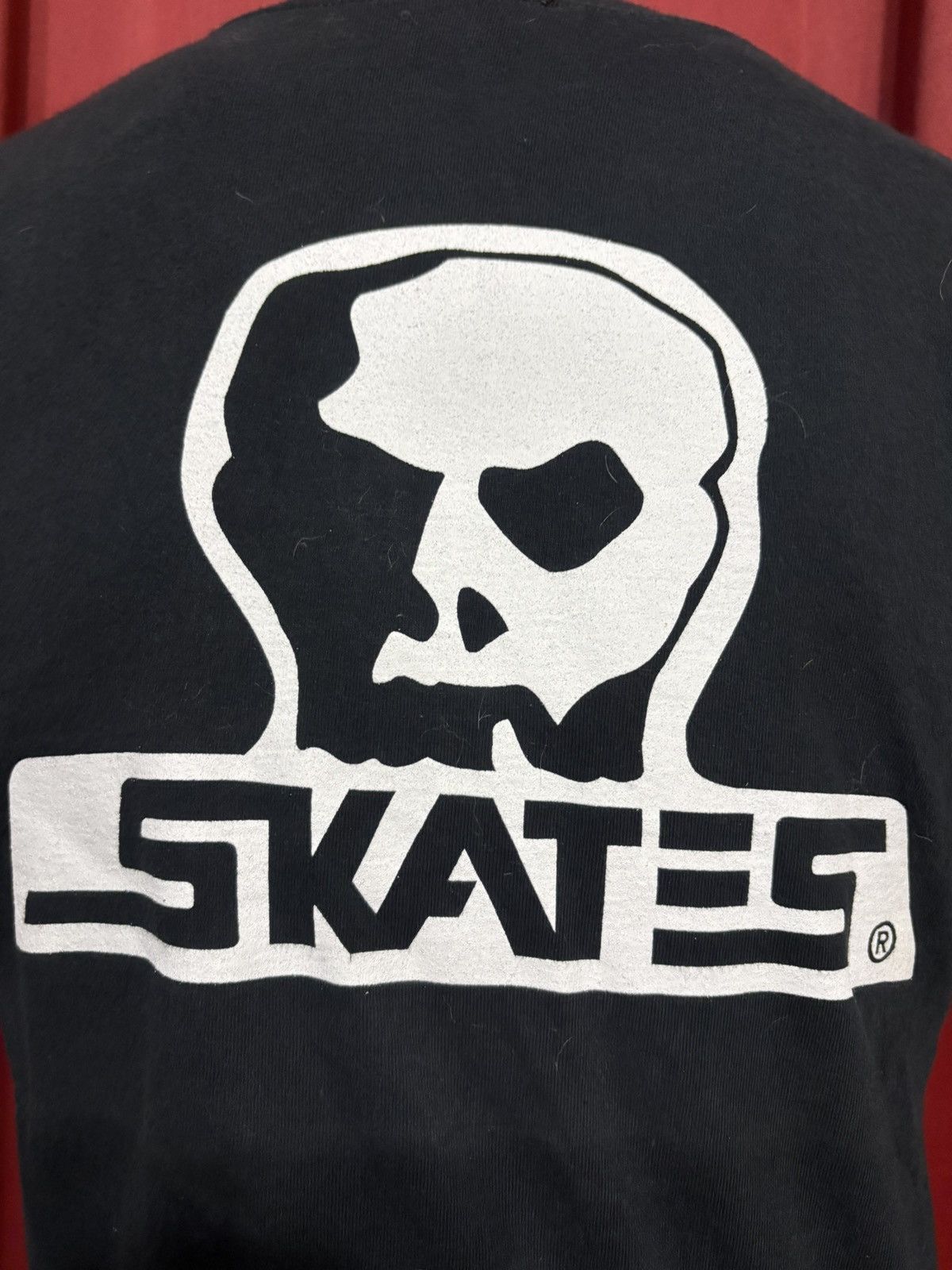 Vintage Vintage Skull Skates Tshirt 90’s Henley Skateboard Tee Size US M / EU 48-50 / 2 - 4 Thumbnail