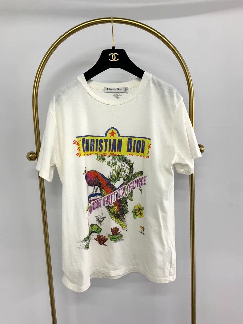 Dior Dior Animal Print Short Sleeve T-Shirt - dmc Size US M / EU 48-50 / 2 - 1 Thumbnail