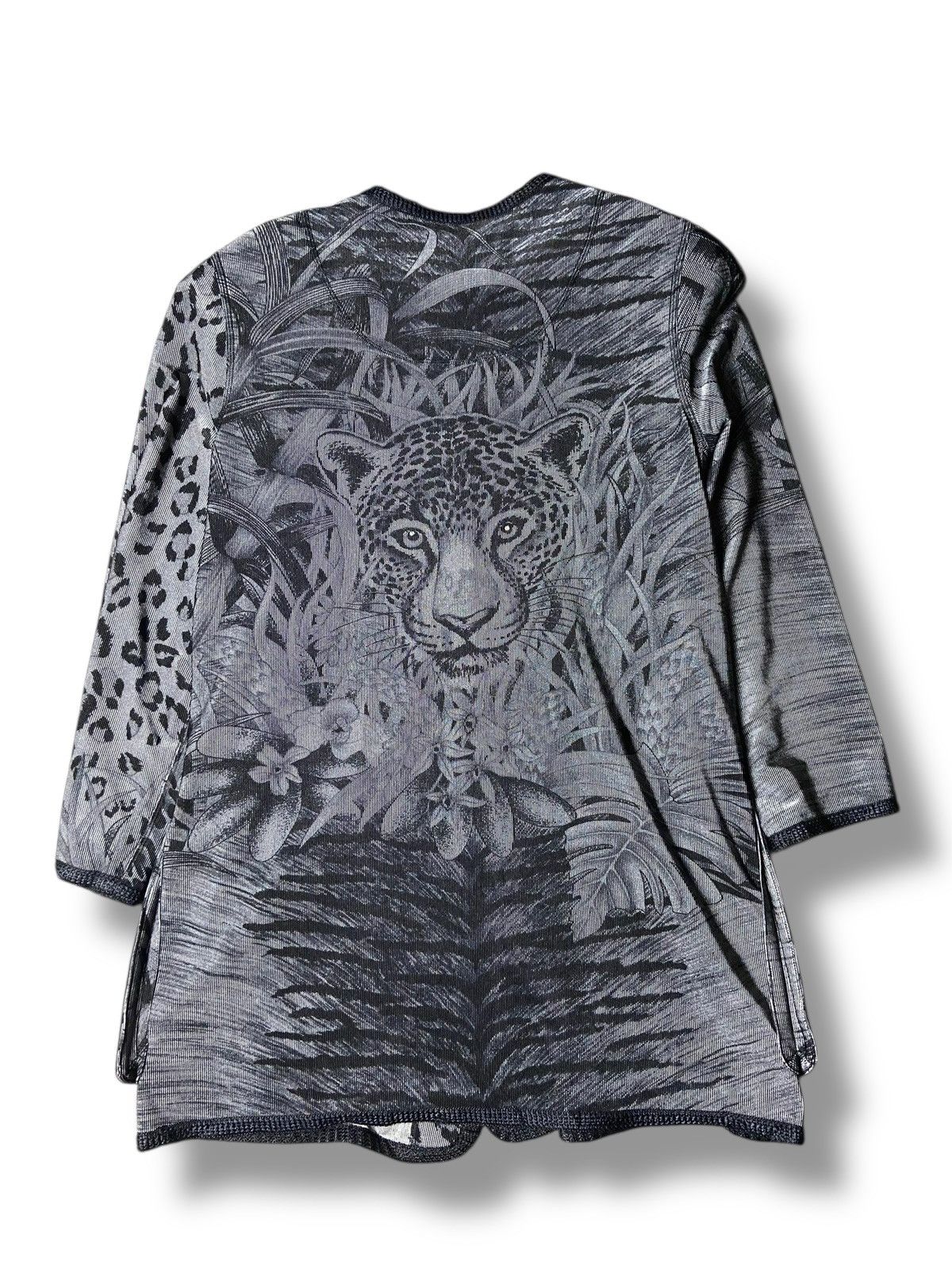 Japanese Brand Japanese Brand Animal Printed Buttoned Cardigan (154) Size XS / US 0-2 / IT 36-38 - 2 Thumbnail