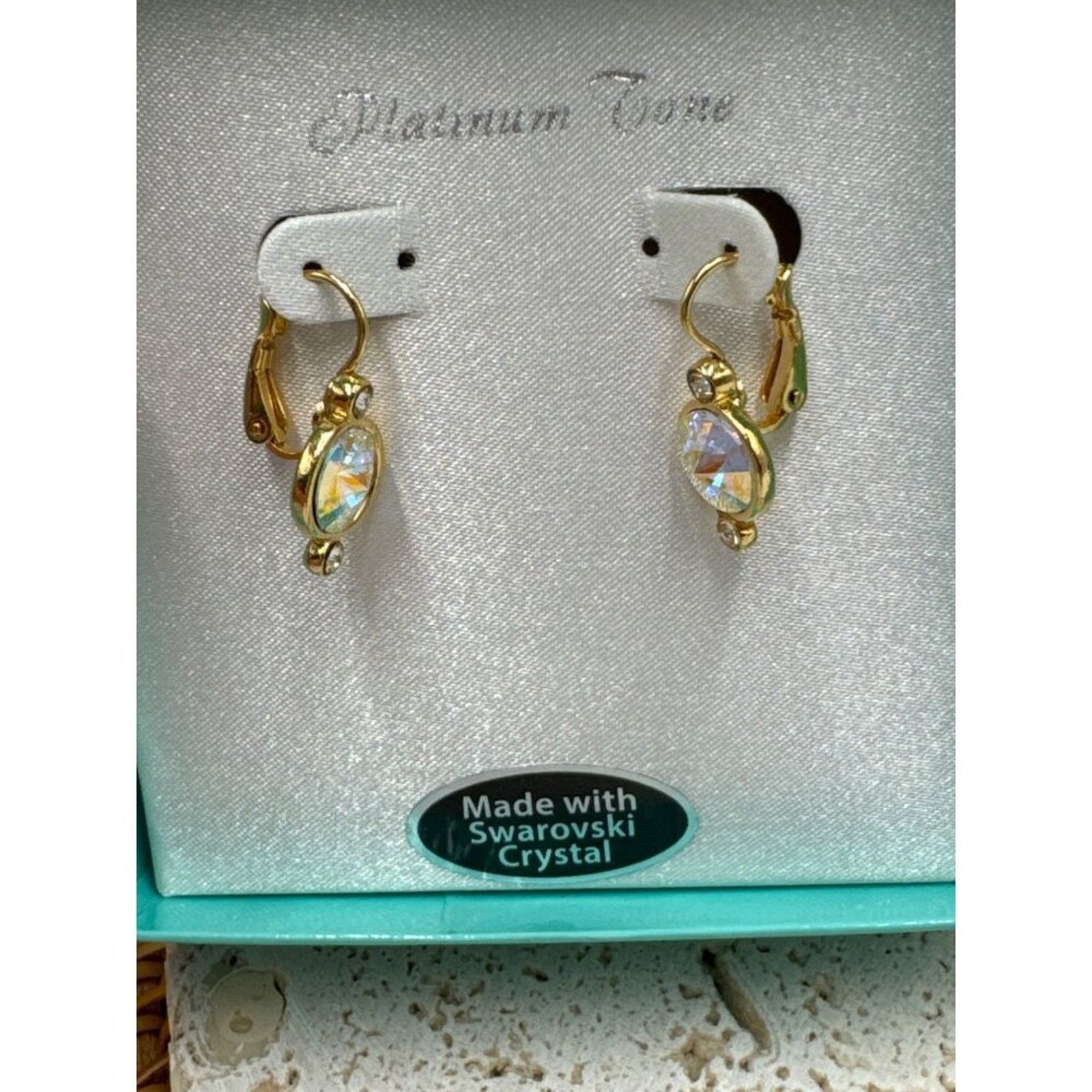 Swarovski Swarovski Iridescent Crystal Dangle Earrings New in Box Size ONE SIZE - 4 Thumbnail