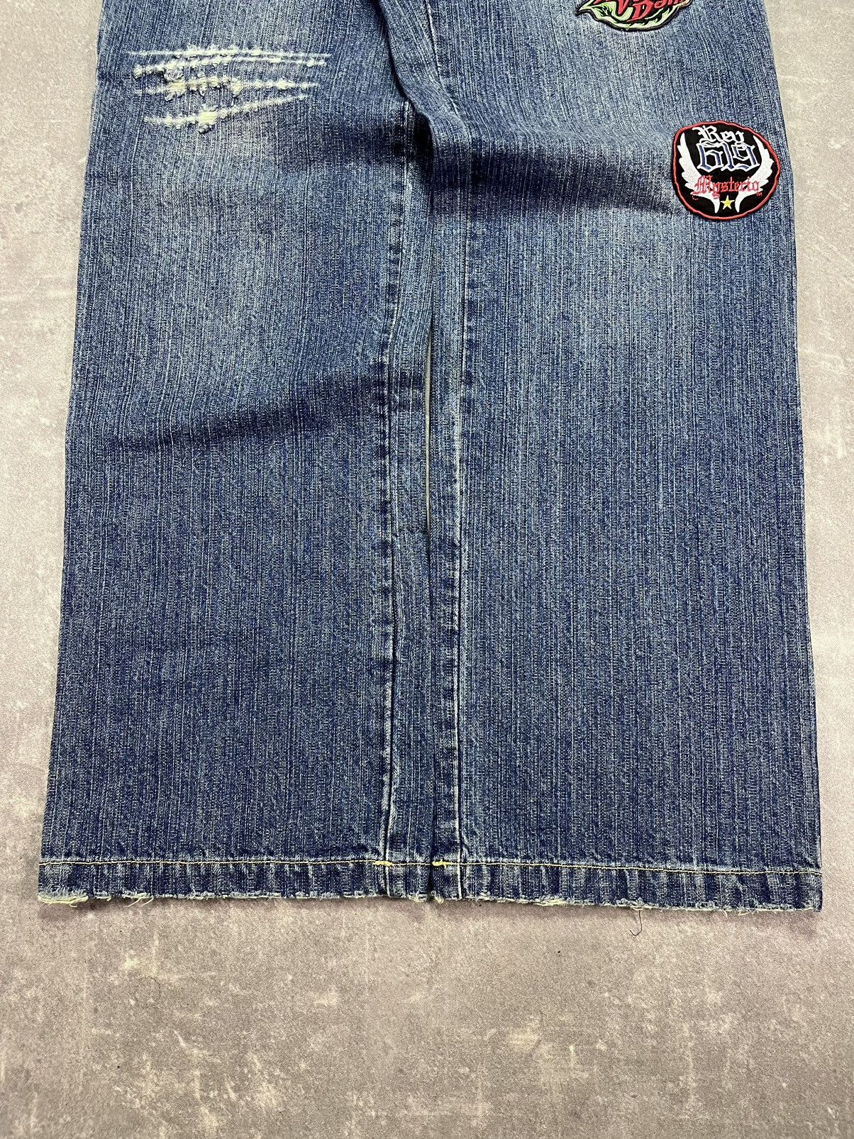 WWE DSWT WWE x OriginalMarines Printed Baggy Denim Jeans 164 30 Size US 30 / EU 46 - 4 Thumbnail