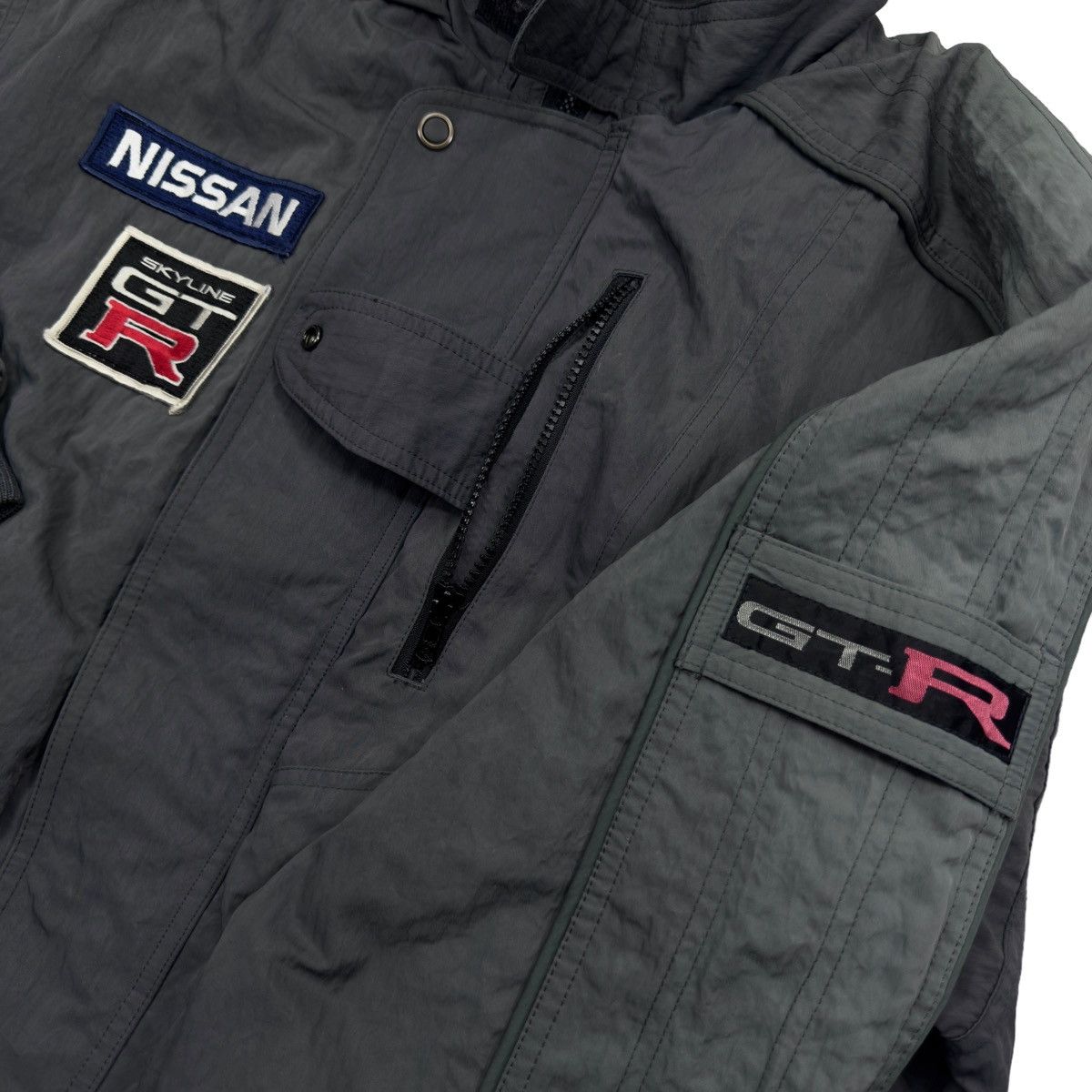 Other 1980s Vintage Nissan Skyline GTR Sunfade Boxy Fit Jacket Size US L / EU 52-54 / 3 - 5 Thumbnail