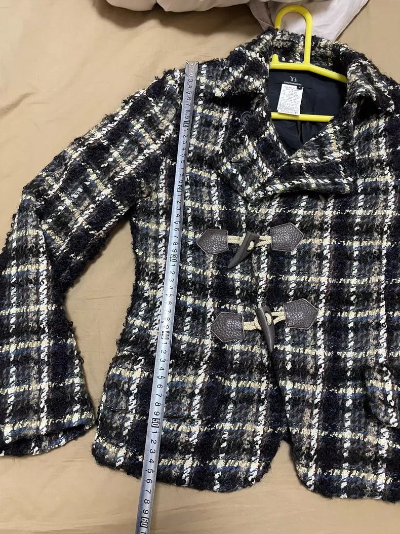 Y's Y's 2011 SS Mainline Show Horn-Button Wool Jacket Size US M / EU 48-50 / 2 - 7 Thumbnail