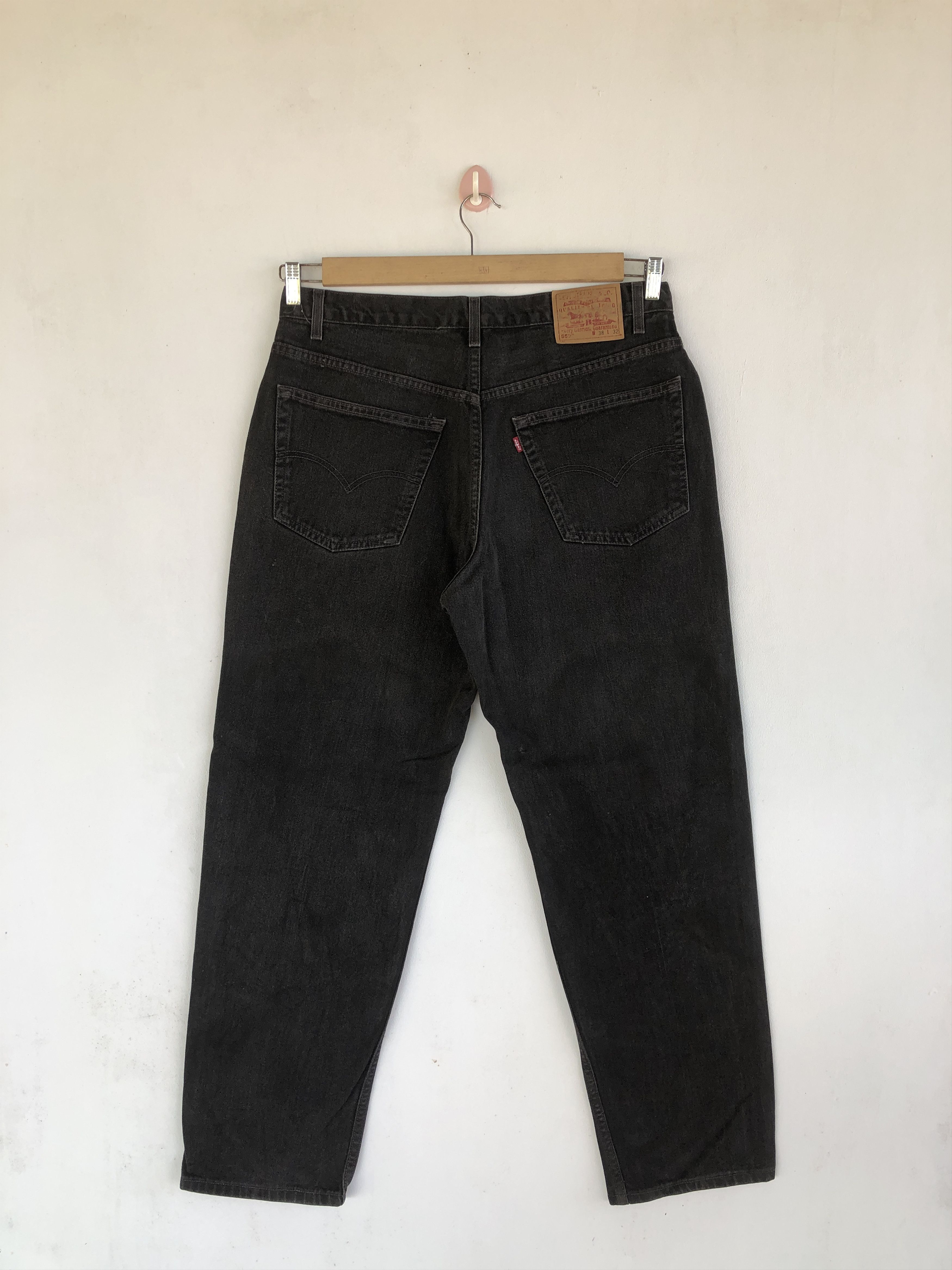 Levi's Vintage Levis Jeans Faded Black Levi's 550 Denim Pants Size US 34 / EU 50 - 2 Thumbnail