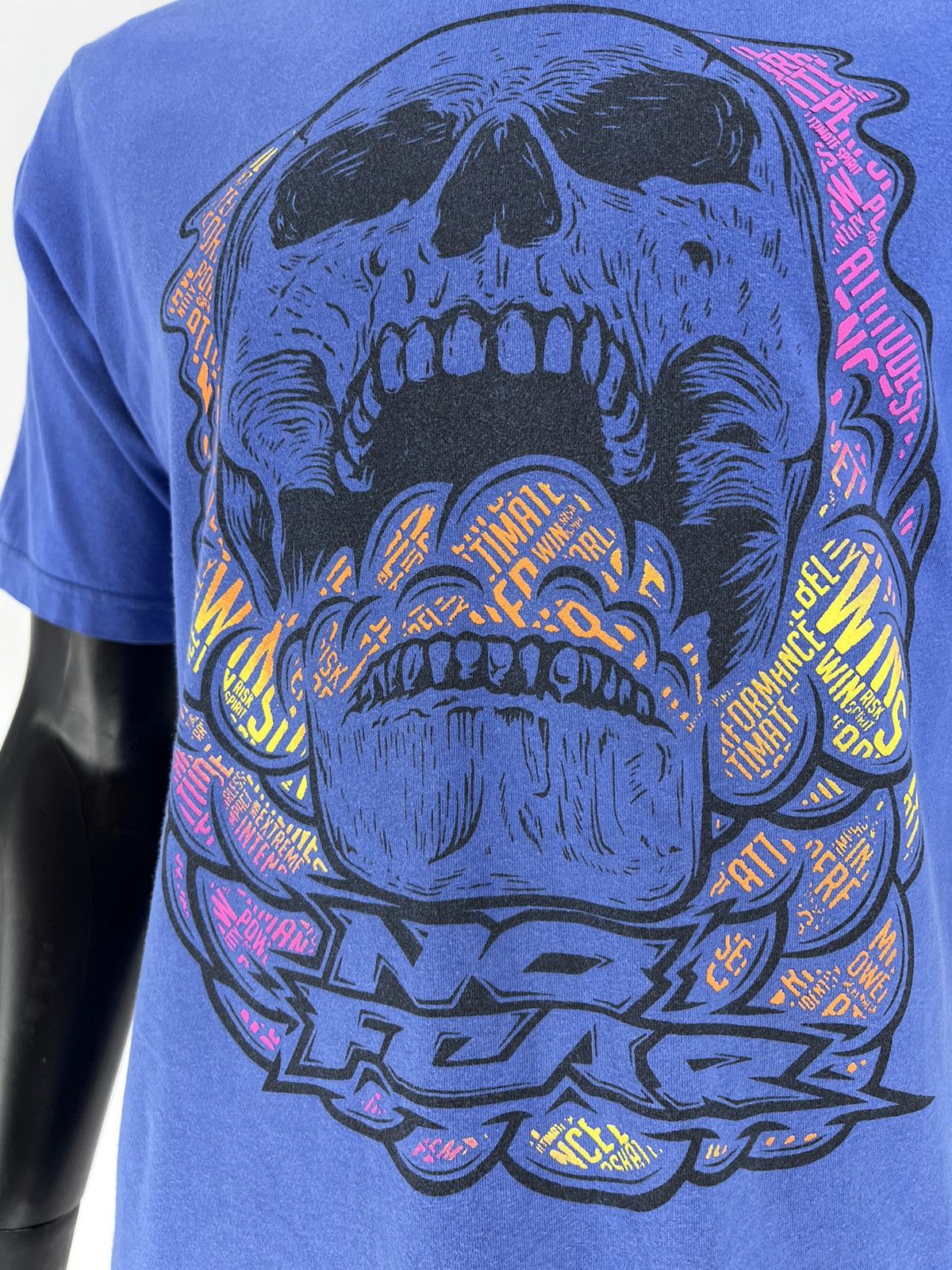 No Fear × Vintage Vintage Big Skull Logo No Fear Y2K T-shirt Size US S / EU 44-46 / 1 - 7 Thumbnail