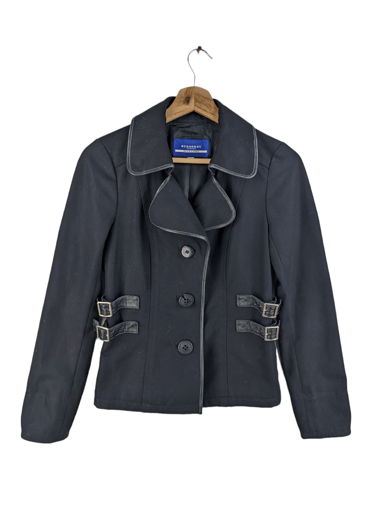 Burberry Vintage Burberry Women Coat Jacket Blue Label Size XS / US 0-2 / IT 36-38 - 1 Thumbnail