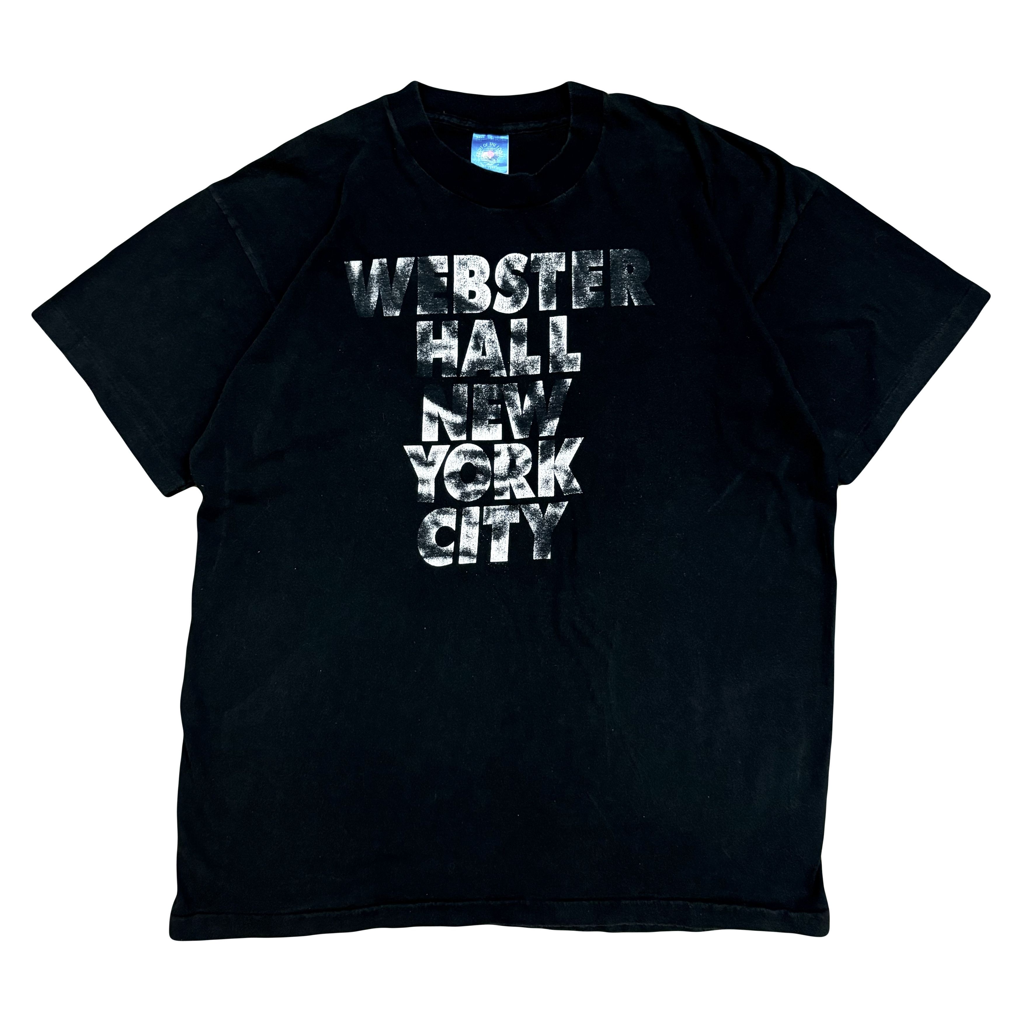 VTG 90s Webster Hall Concert Venue New York City T Shirt NYC