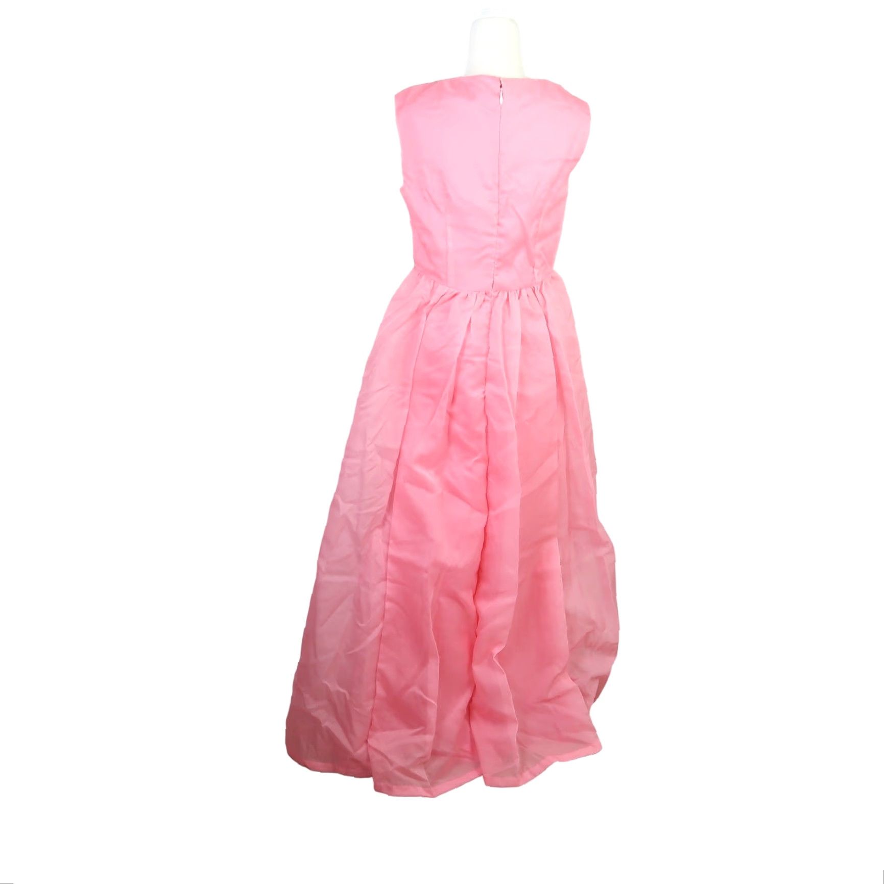 Pinko VINTAGE 60s pink taffeta white sequin long formal gown dress S Size S / US 4 / IT 40 - 4 Thumbnail