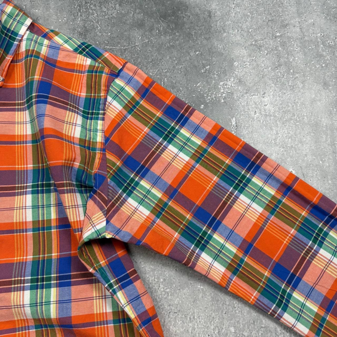 Ralph Lauren Ralph Lauren Slim Fit Stretch Oxford Plaid Button-Up Shirt Size US M / EU 48-50 / 2 - 12 Thumbnail