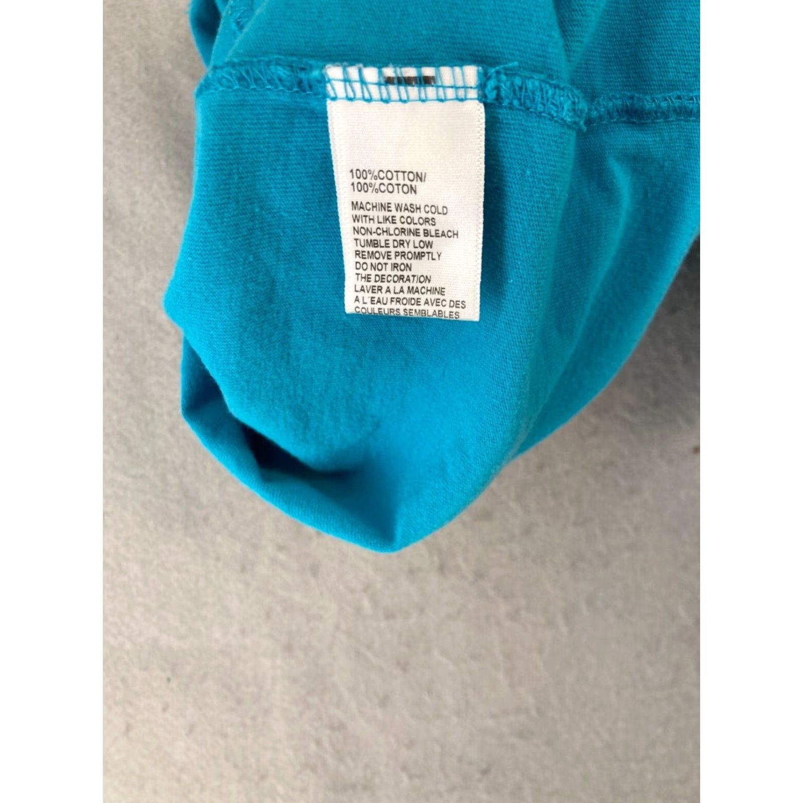 Tommy Bahama Tommy Bahama Relaxed Fit Men's T-Shirt XL Blue Solid Crew Neck Tropical Beach Theme Size US XL / EU 56 / 4 - 6 Thumbnail