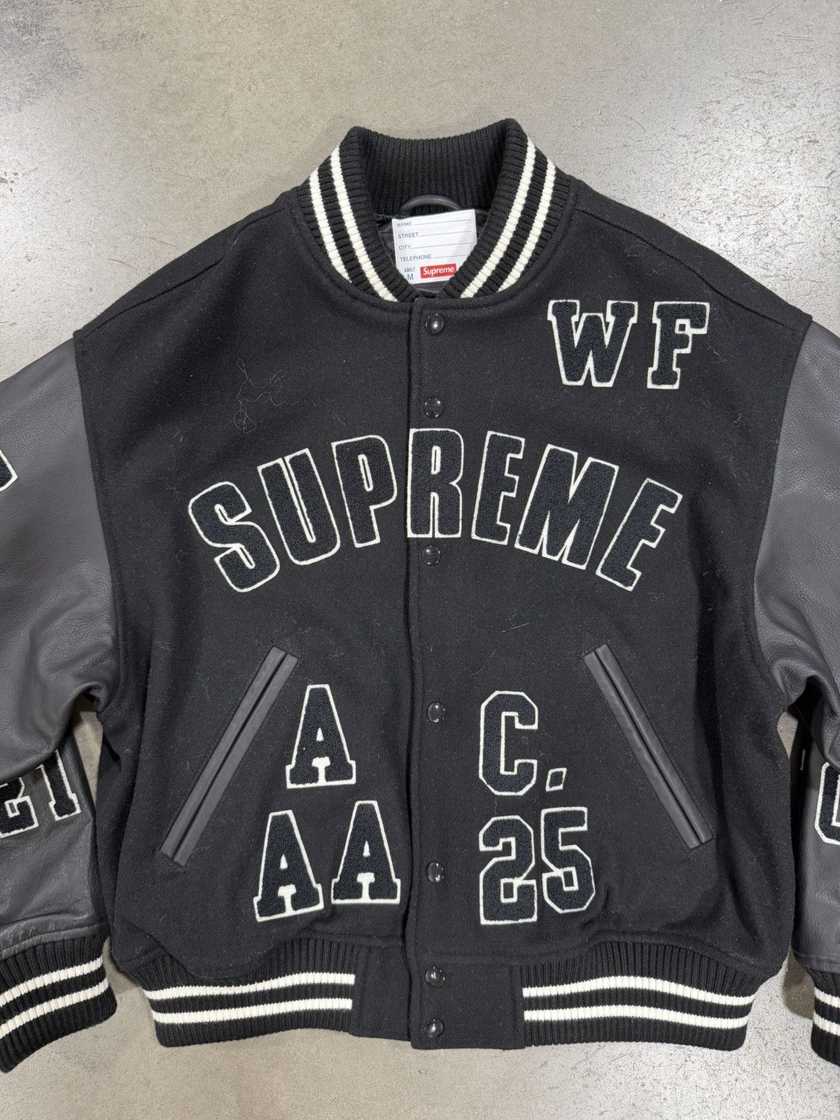Supreme Supreme Praises Varsity Jacket Size US M / EU 48-50 / 2 - 2 Thumbnail