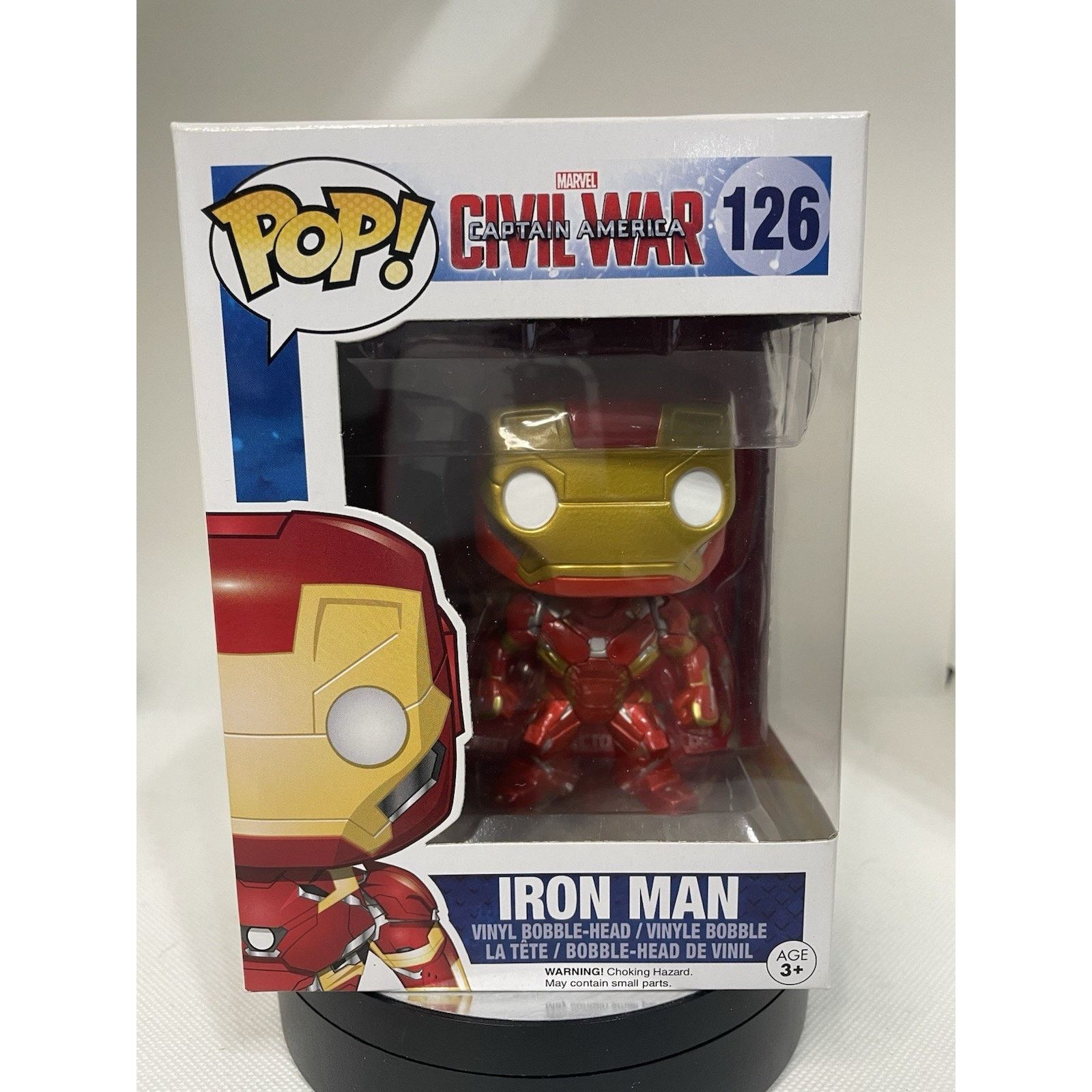 Marvel Comics Funko Pop! Vinyl: Marvel - Iron Man #126 With Pop Protector Size ONE SIZE - 1 Thumbnail