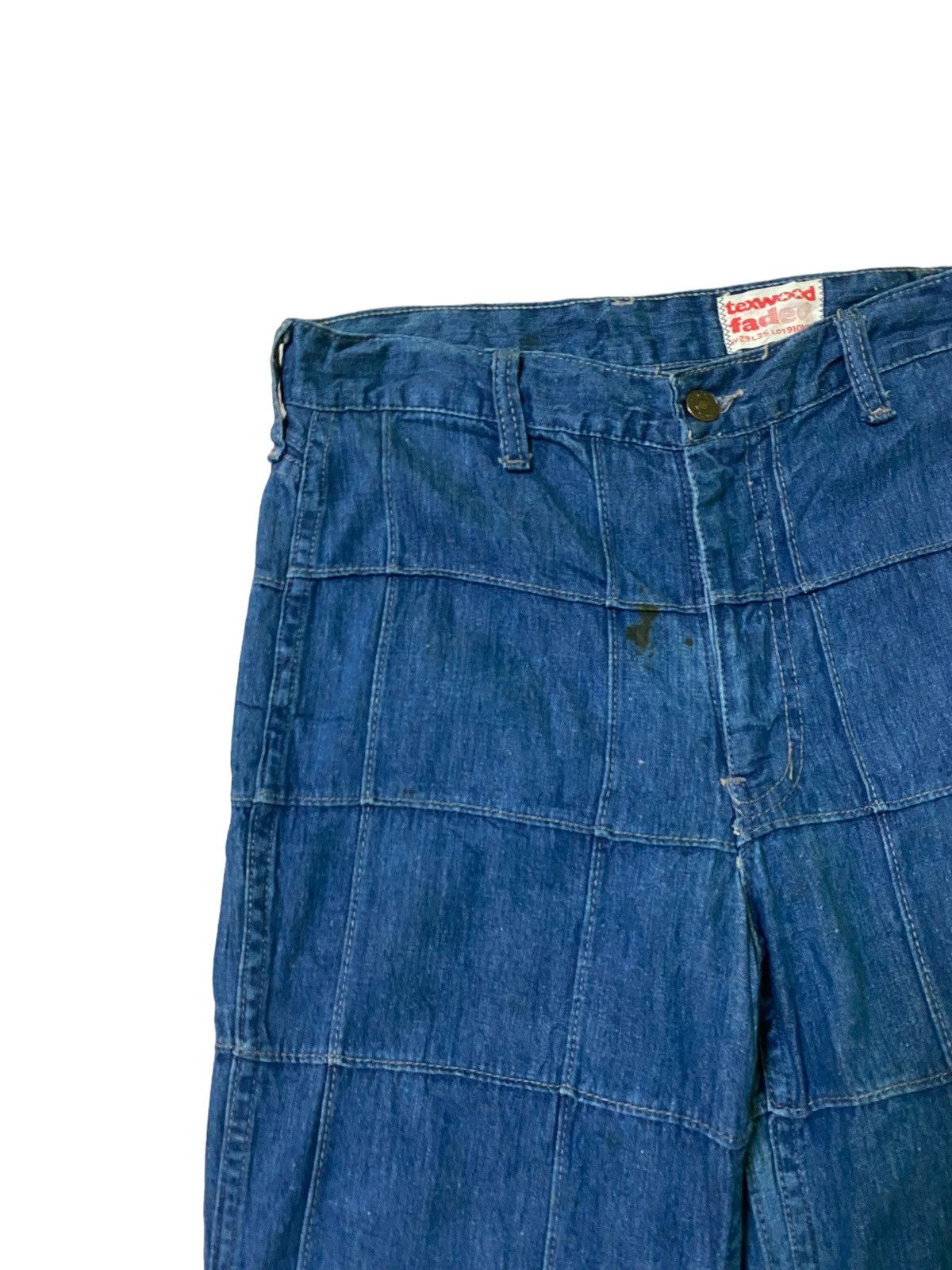 Hysteric Glamour × Japanese Brand Flared Vintage TEXWOOD FADED Bell Bottom Talon Denim Jeans Size US 27 - 4 Thumbnail