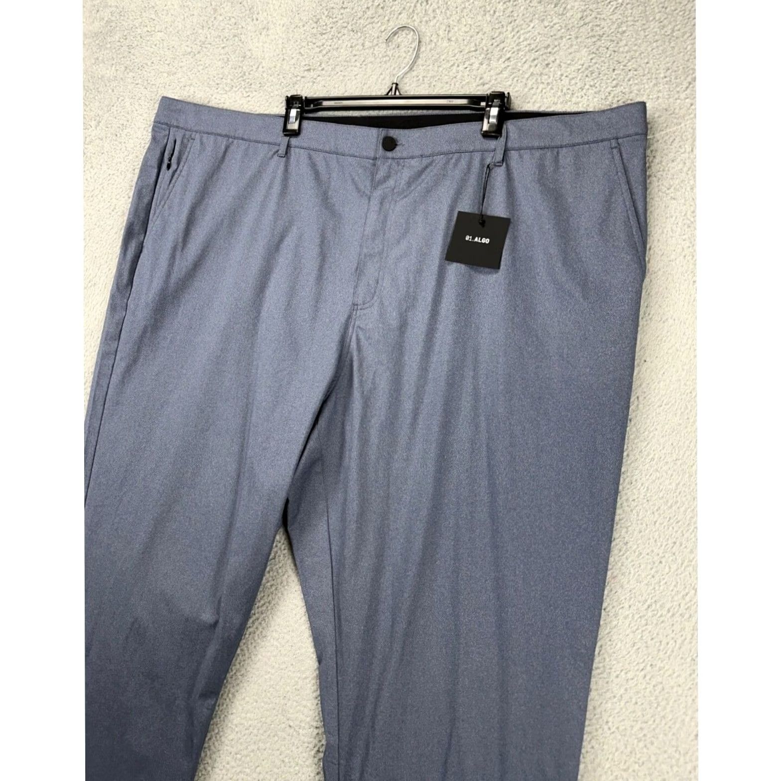 Vintage VINTAGE 01 ALGO Chino Pants Mens 46 Navy Performance Tech UPF 40 Moisture Wicking 31.5 Inseam Slim? Size US 30 / EU 46 - 6 Thumbnail