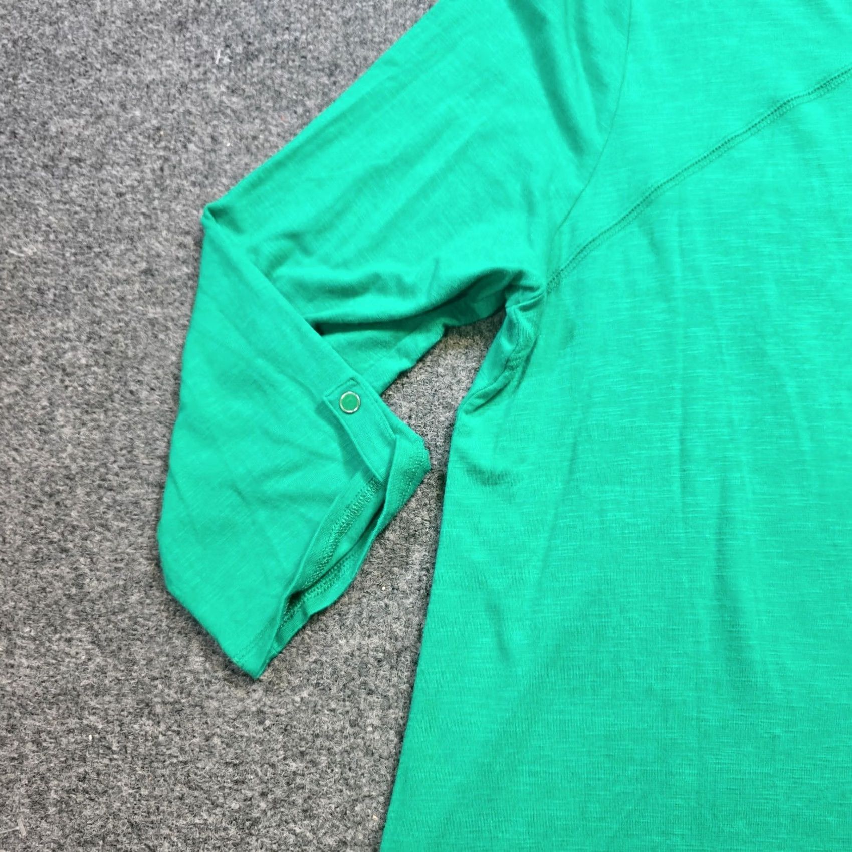 Vintage Chicos Top Tunic Blouse 3/4 Sleeve Round Neck Stretchy Green XL Women Size XL / US 12-14 / IT 48-50 - 4 Thumbnail