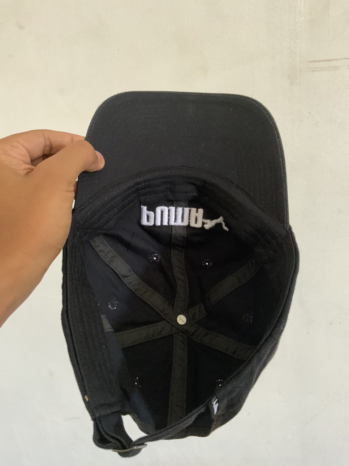 Puma Puma Spellout Embroidery Black Hat Size ONE SIZE - 8 Thumbnail