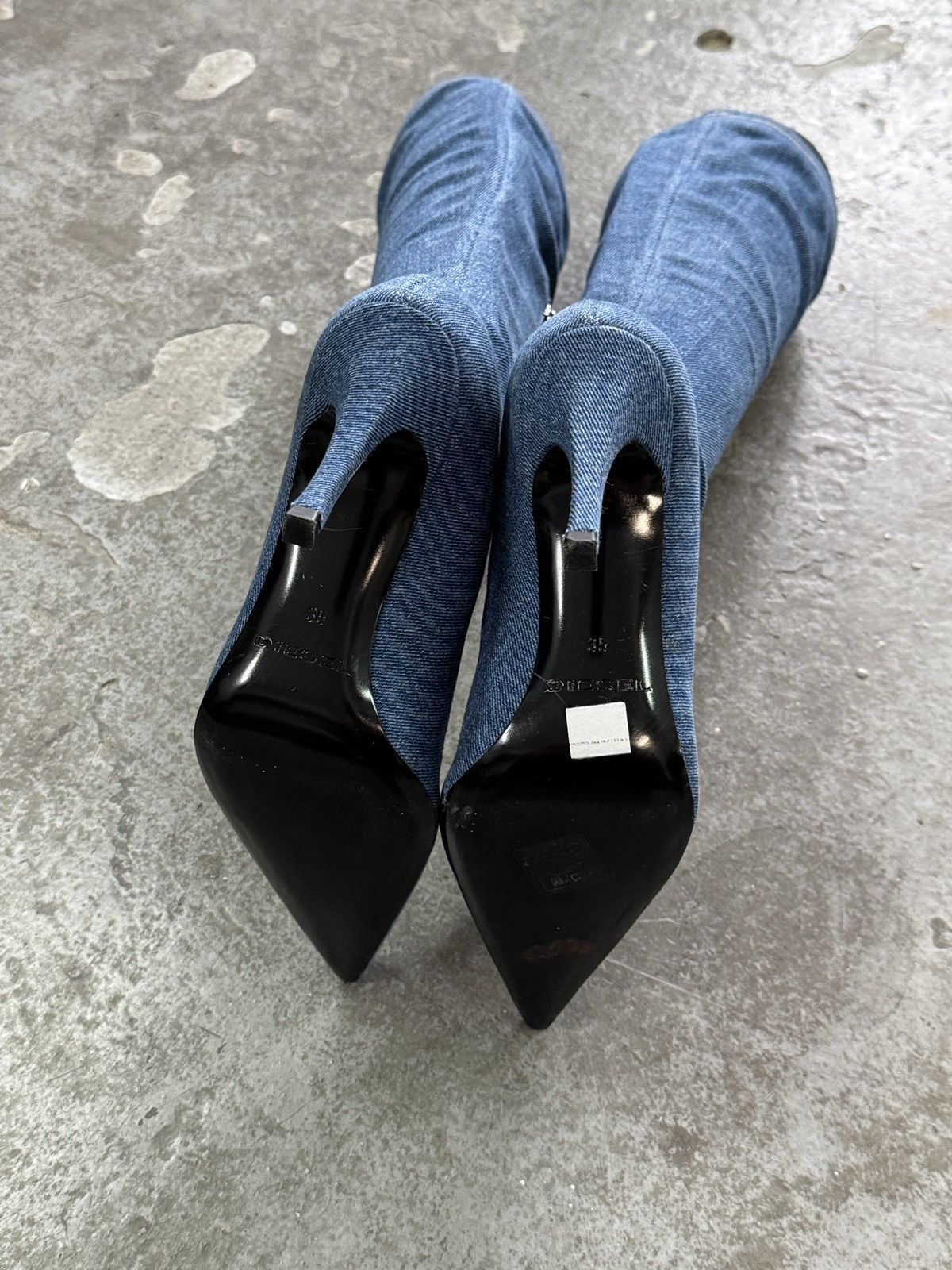 Diesel Archive Diesel Vintage Denim Heels Size US 5 / IT 35 - 9 Thumbnail