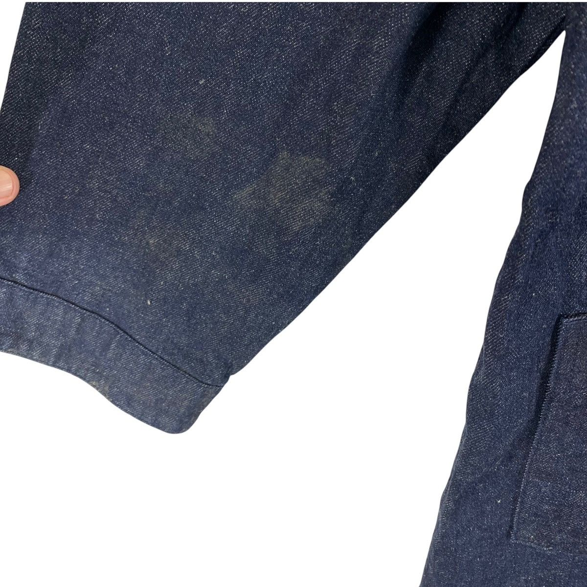 Blue Blue Japan × Japanese Brand VINTAGE GRAND GLOBAL OKAYAMA PREMIUM DENIM BUTTON JACKET Size US M / EU 48-50 / 2 - 7 Thumbnail