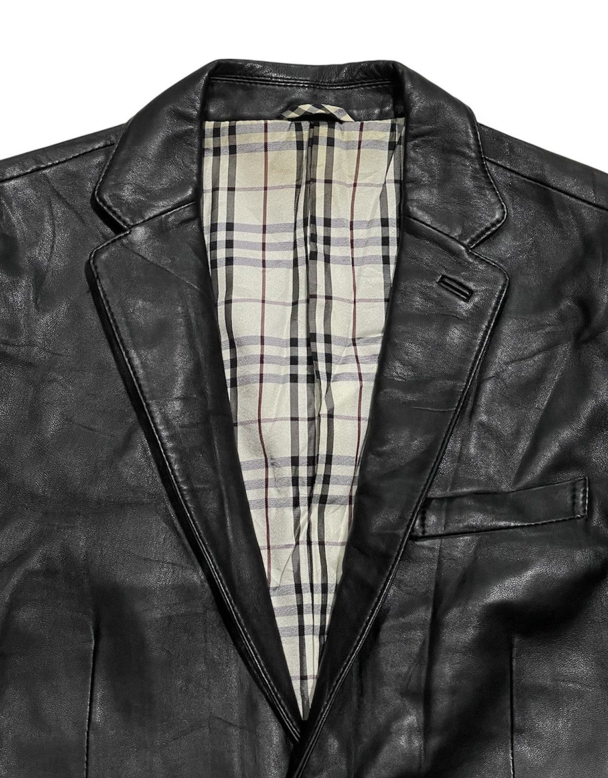 Burberry Burberry sheepskin Nova Check tailored jacket Size US S / EU 44-46 / 1 - 5 Thumbnail