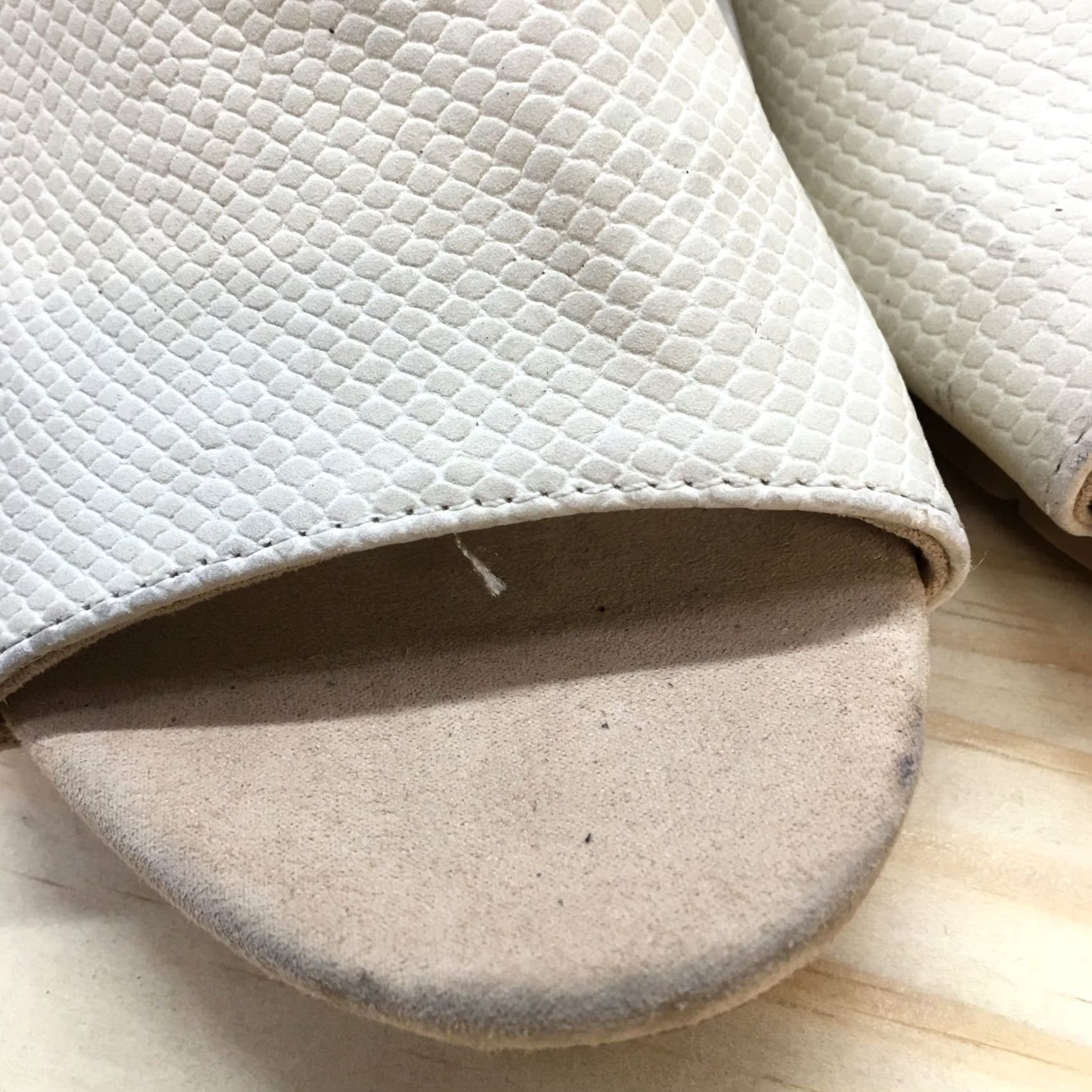 Vintage Bandolino Heels Womens 8.5 M Galatee Open Toe Wedge Slingback Beige Leather Size US 9 / IT 39 - 7 Thumbnail