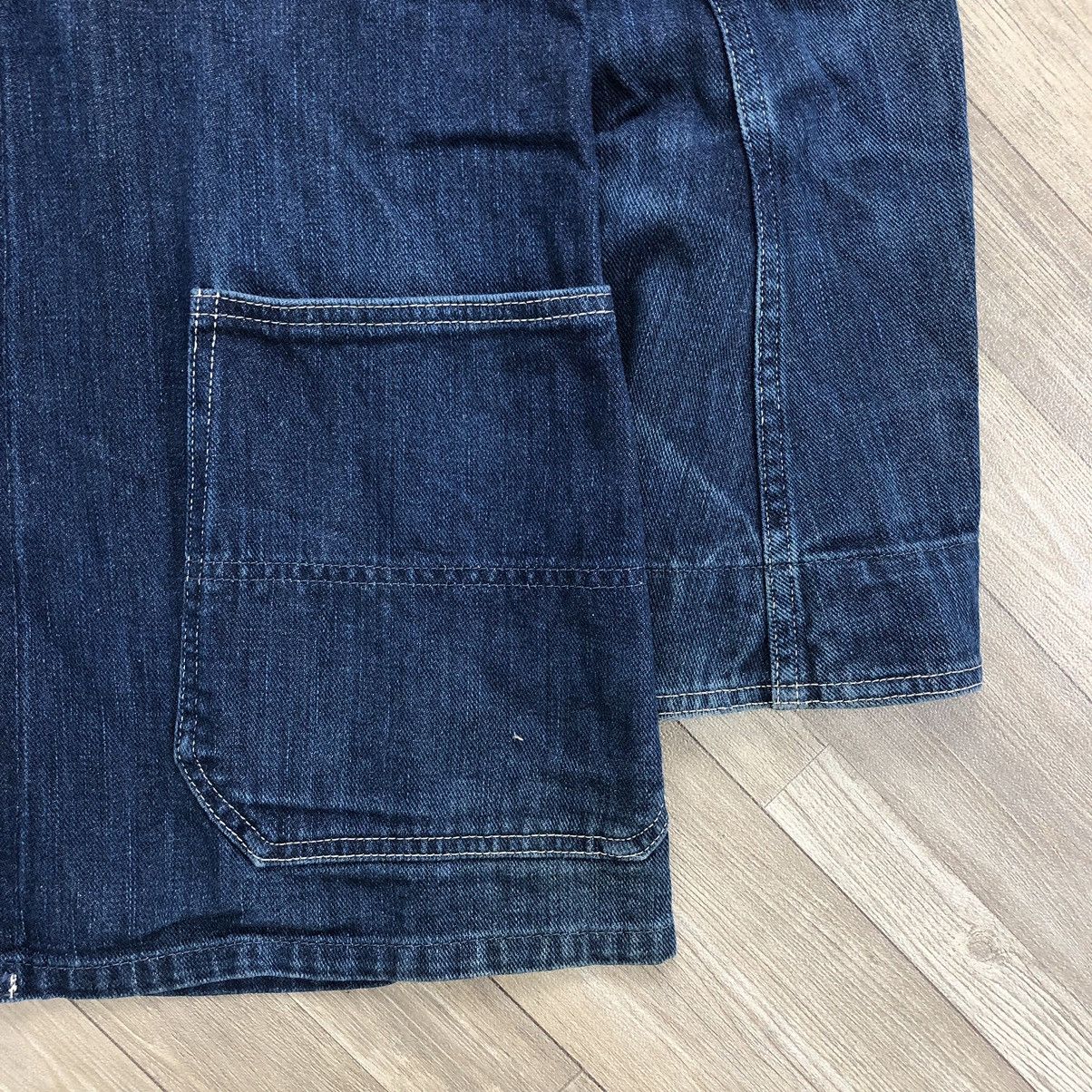 Blue Blue Japan × Vintage 1990s Vintage Blue Blue Japan Selvedge Chore Jacket Size US M / EU 48-50 / 2 - 15 Thumbnail