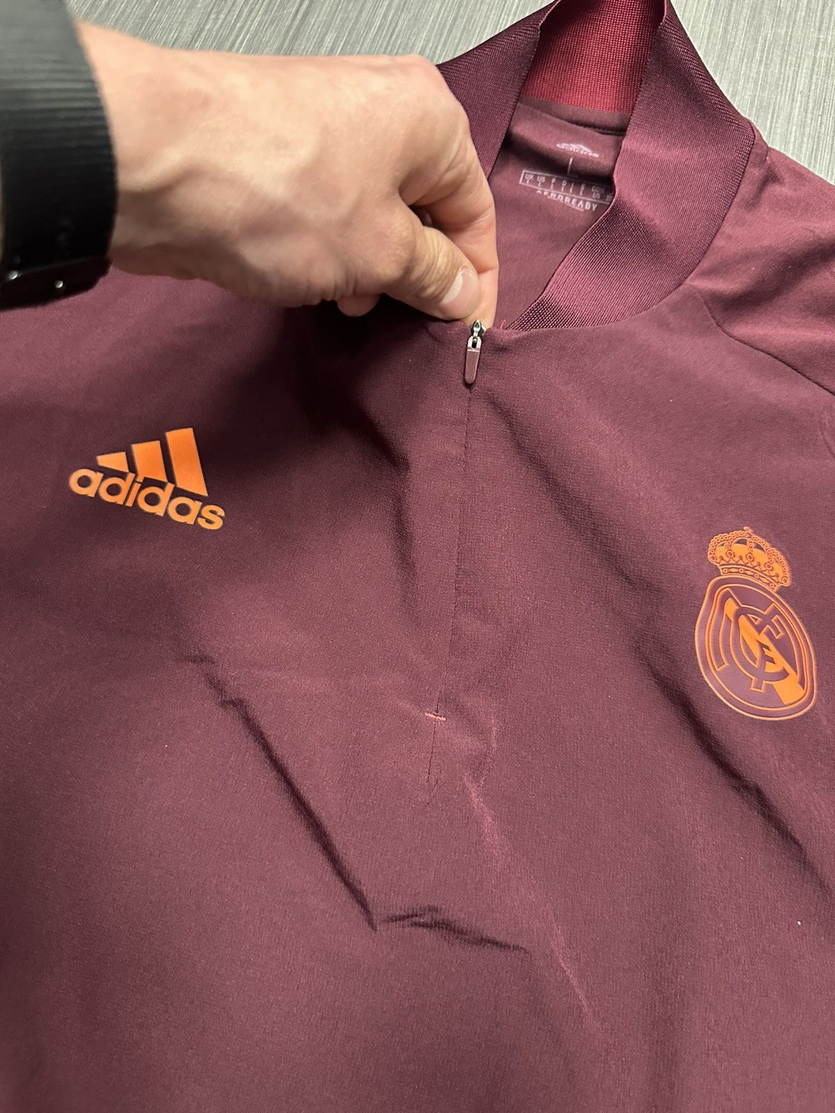Adidas Adidas Real Madryt bomber zip Size US L / EU 52-54 / 3 - 6 Thumbnail