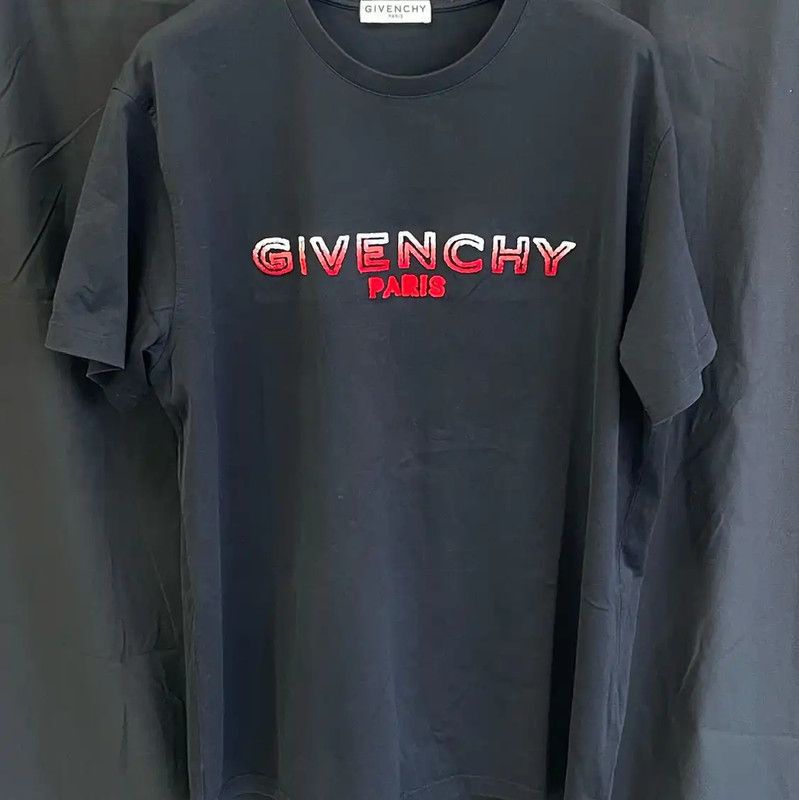 Givenchy Givenchy Black Cotton Women's T-Shirt 0089 Size L / US 10 / IT 46 - 1 Thumbnail