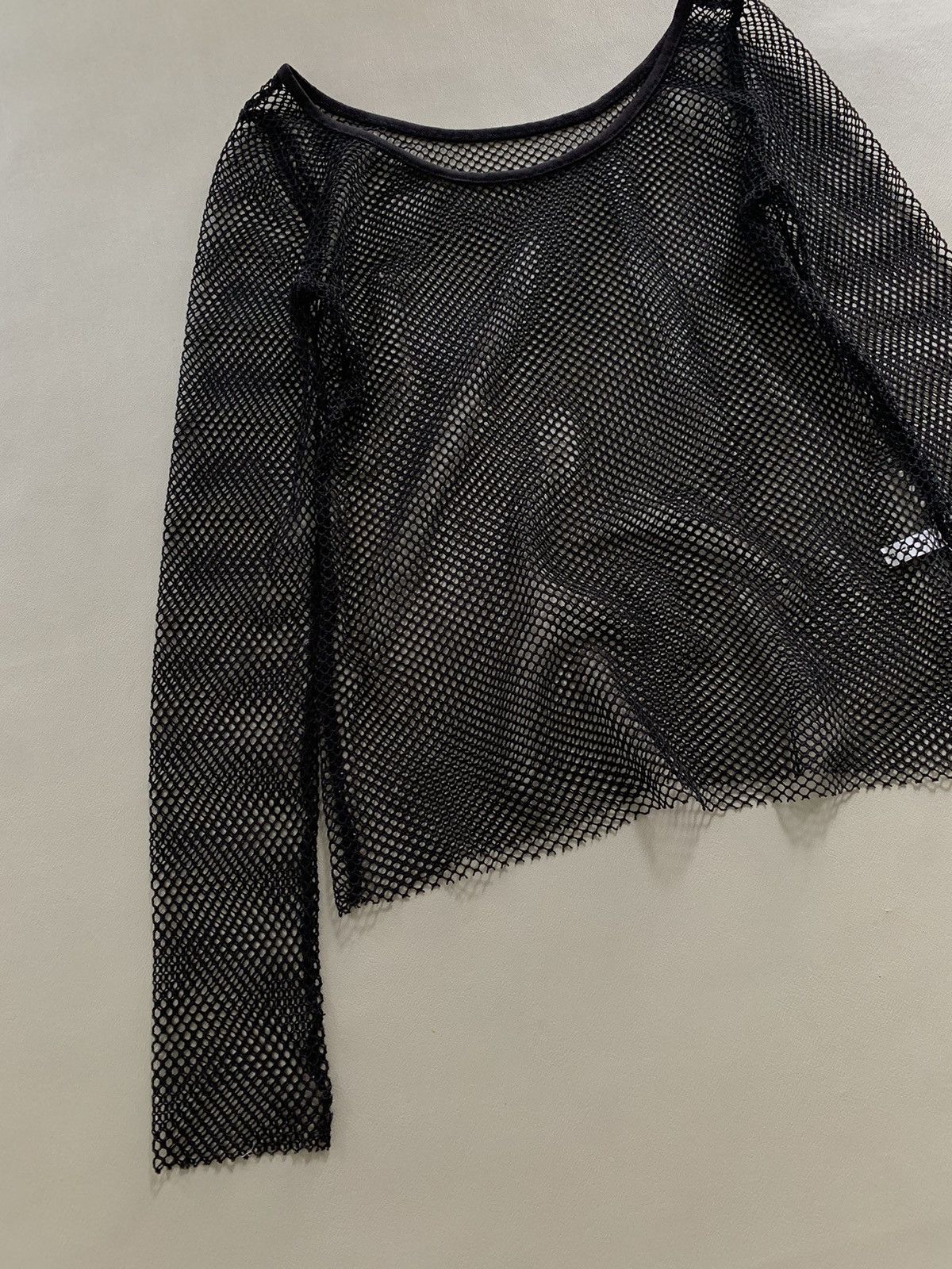 If Six Was Nine × Japanese Brand × Le Grande Bleu (L.G.B.) Coqule Japanese Fishnet Mesh Longsleeve Size US S / EU 44-46 / 1 - 4 Thumbnail