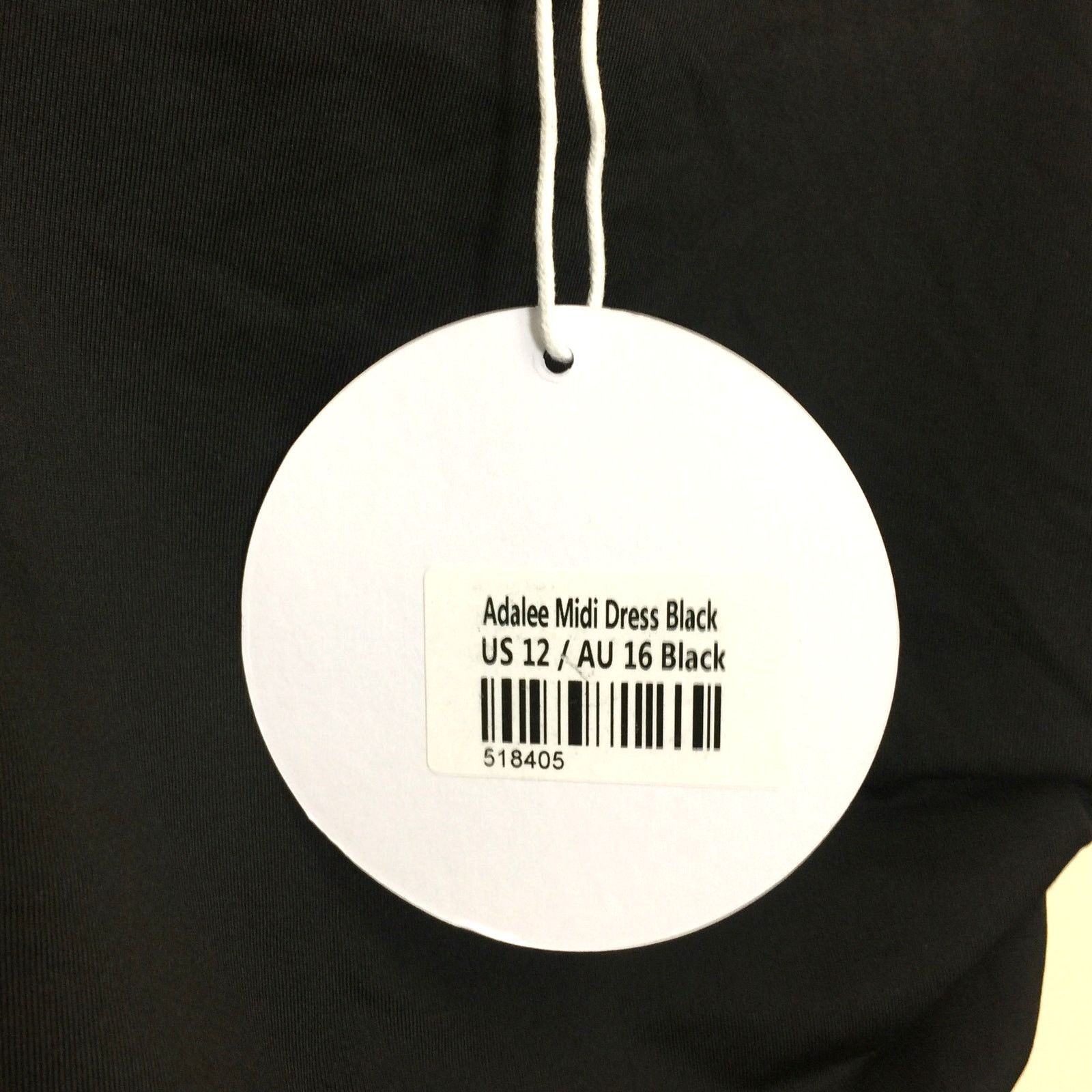 PRINCESS POLLY New Princess Polly Adalee Midi Dress Black Size 12 Size XL / US 12-14 / IT 48-50 - 8 Thumbnail