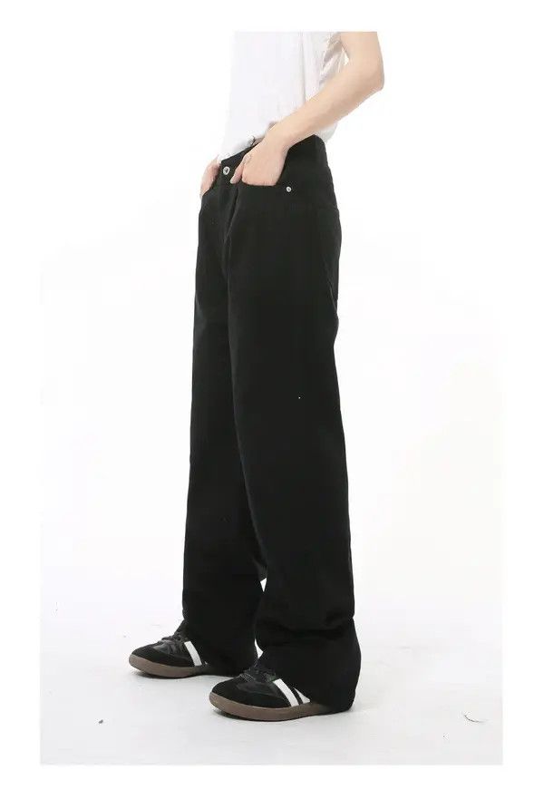 Japanese Brand Mibuki x Mako Japanese retro straight mid-rise drape jeans Size US 32 / EU 48 - 5 Thumbnail