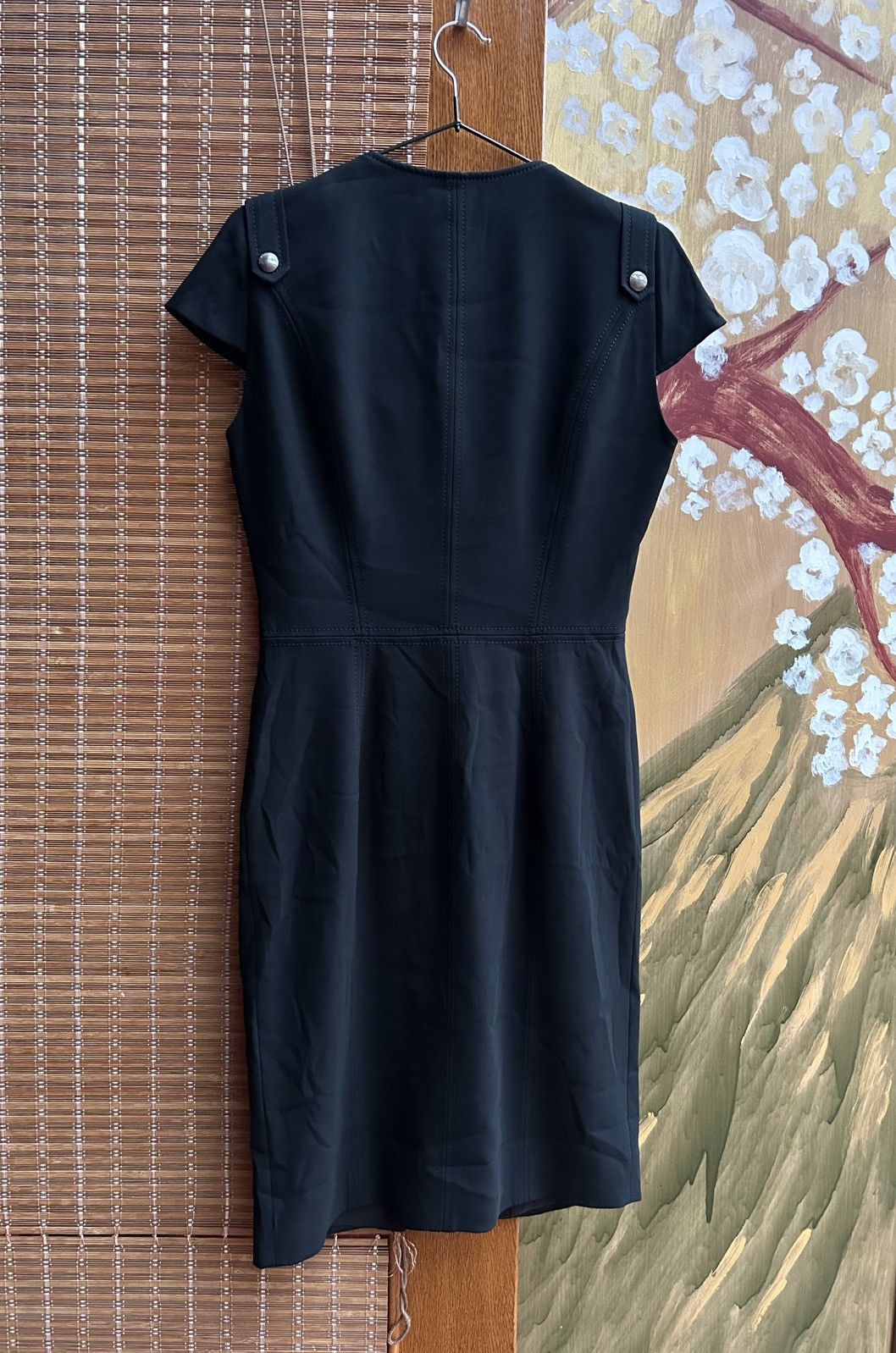 Moschino × Vintage Vintage Moschino Cheap and Chic Side Zip Short Sleeve Dress Size S / US 4 / IT 40 - 2 Thumbnail