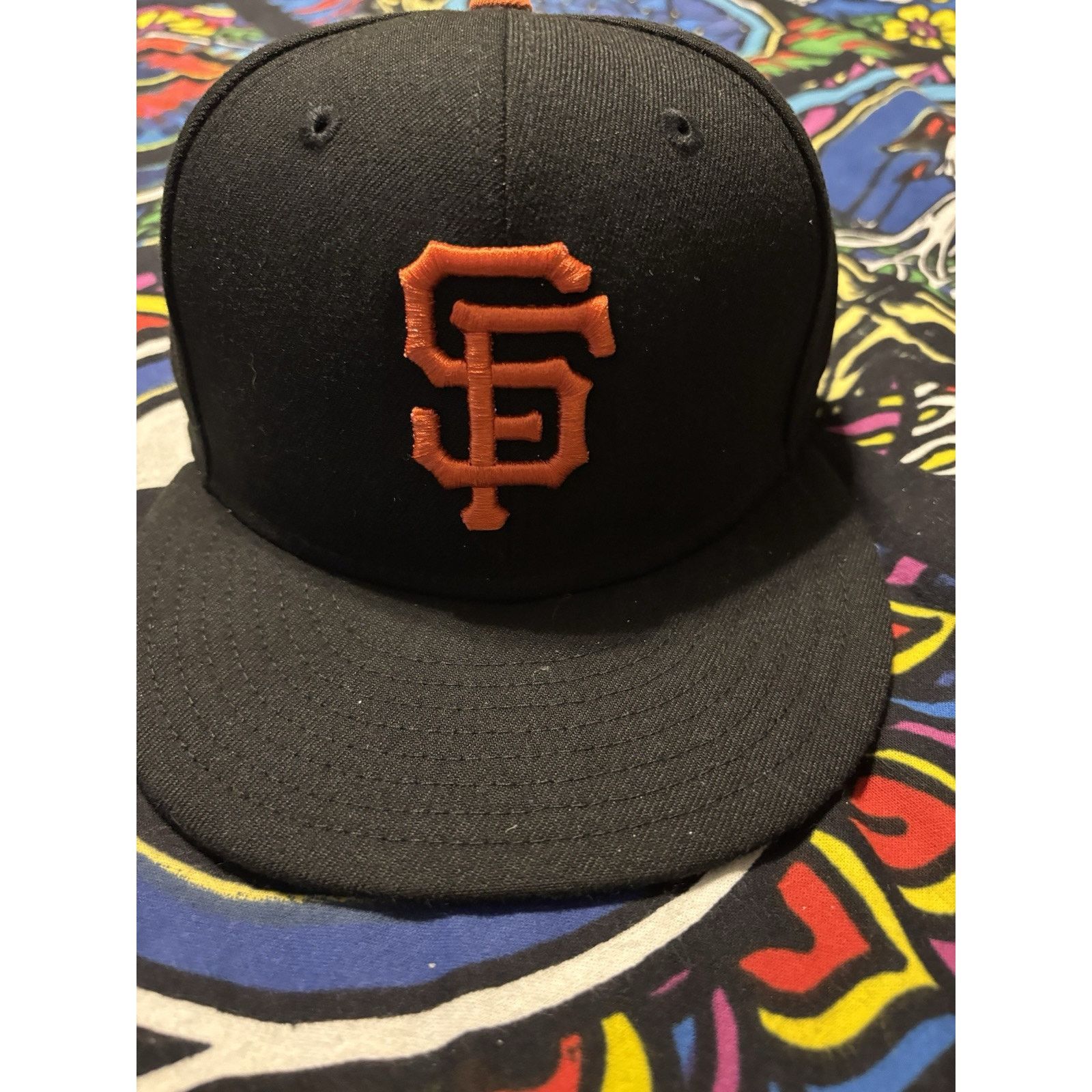 New Era MLB Hat 7 Flex Fit San Francisco Giants New Era Size ONE SIZE - 2 Thumbnail