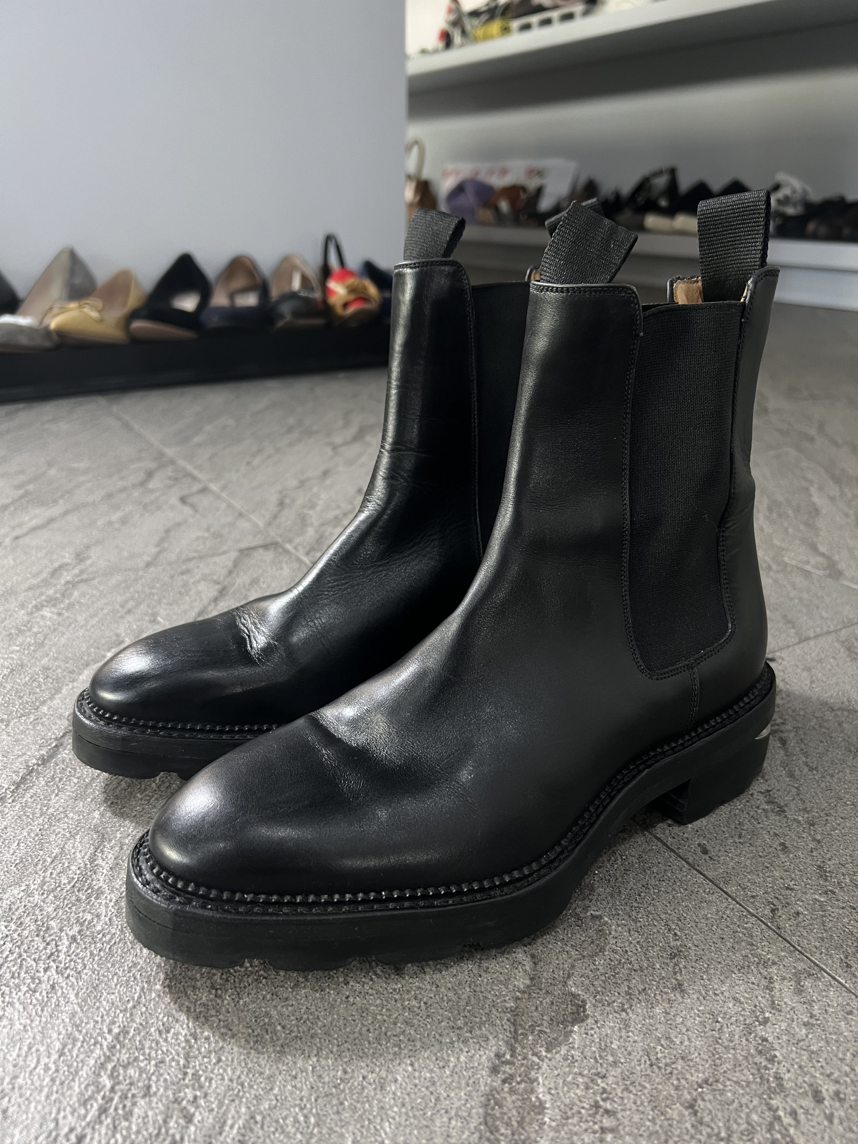 Alexander Wang Alexander Wang Chelsea Boots Black Leather EU37.5 Size US 7.5 / IT 37.5 - 1 Thumbnail