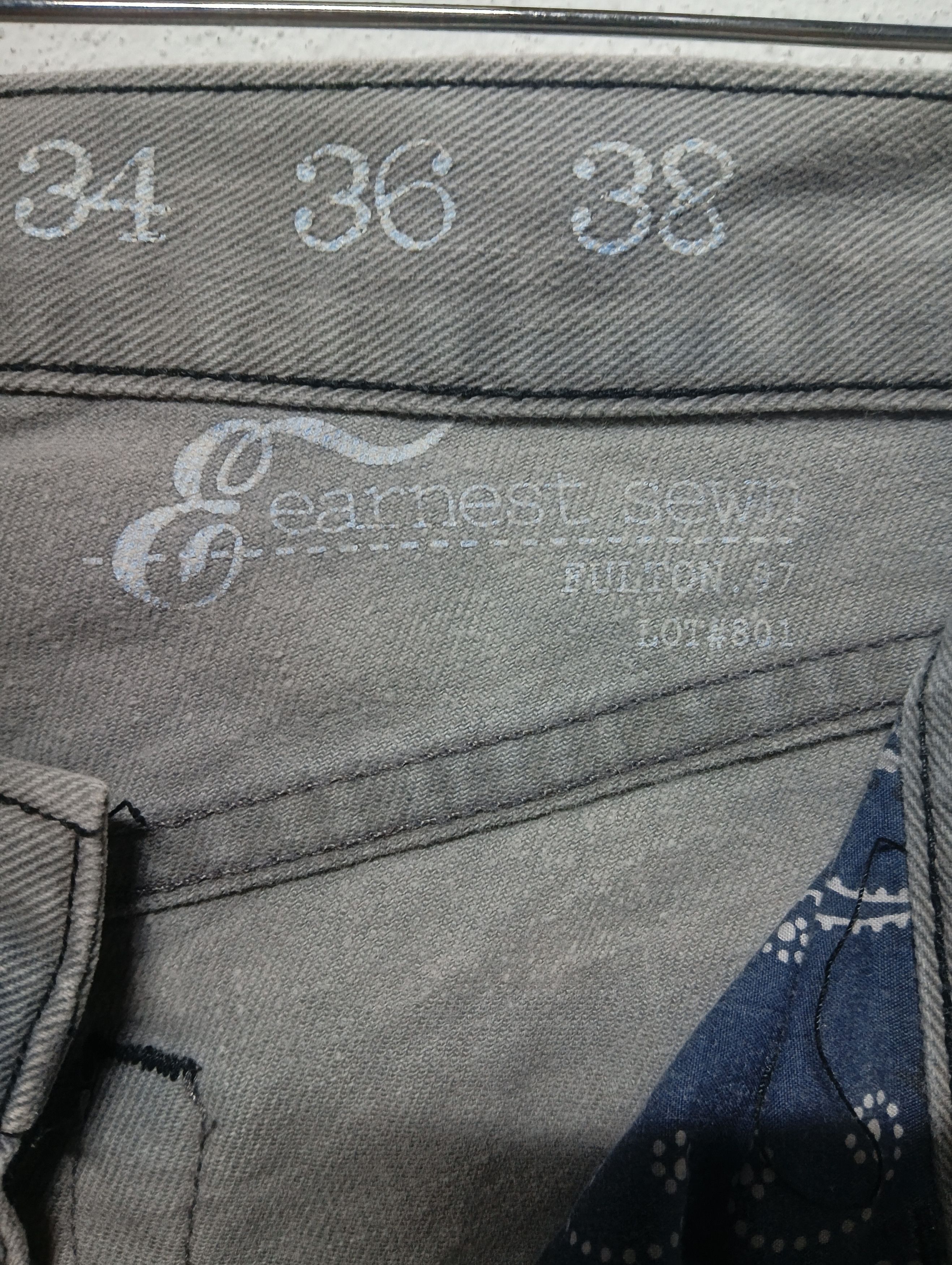 Earnest Sewn vintage earnest sewn distressed denim Size US 31 - 7 Thumbnail
