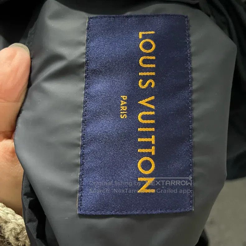 Louis Vuitton Louis Vuitton Navy Solid Zip Hooded Long Sleeve Jacket Size US L / EU 52-54 / 3 - 5 Thumbnail