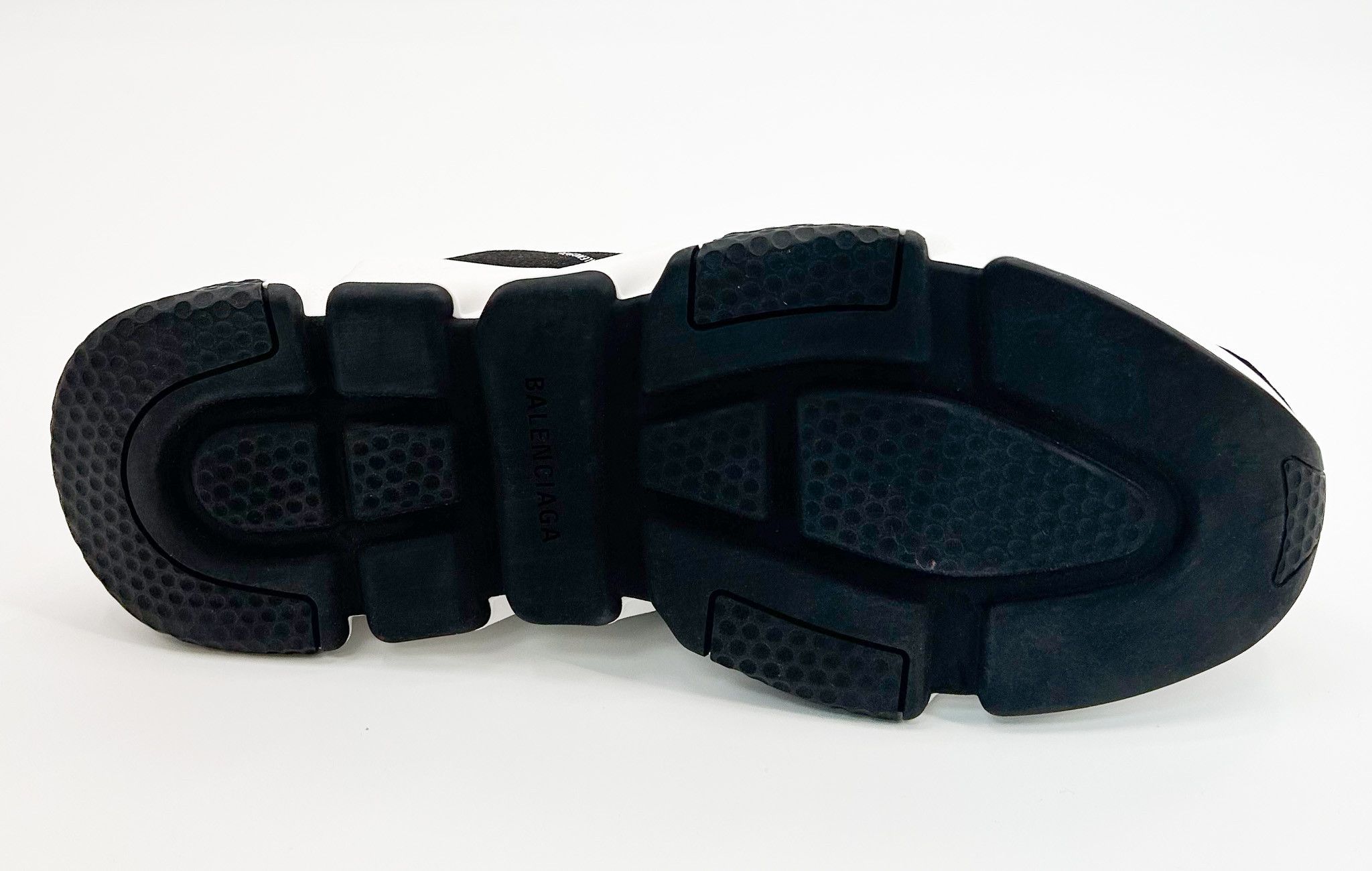 Balenciaga Balenciaga Black Speed All Over Logo Trainer Sneakers Size US 14 / EU 47 - 3 Thumbnail