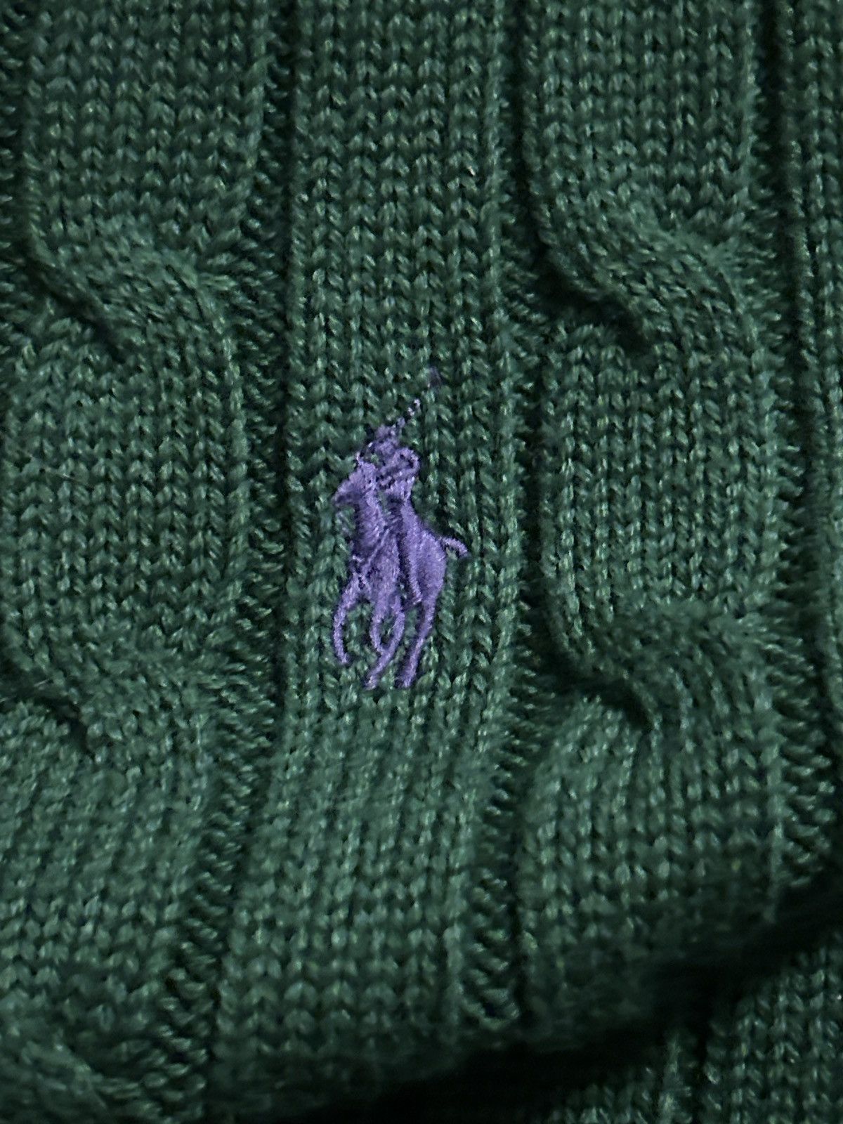 Polo Ralph Lauren Polo Ralph Lauren Cable-Knit Cotton Crewneck Sweater XL Size XL / US 12-14 / IT 48-50 - 3 Thumbnail