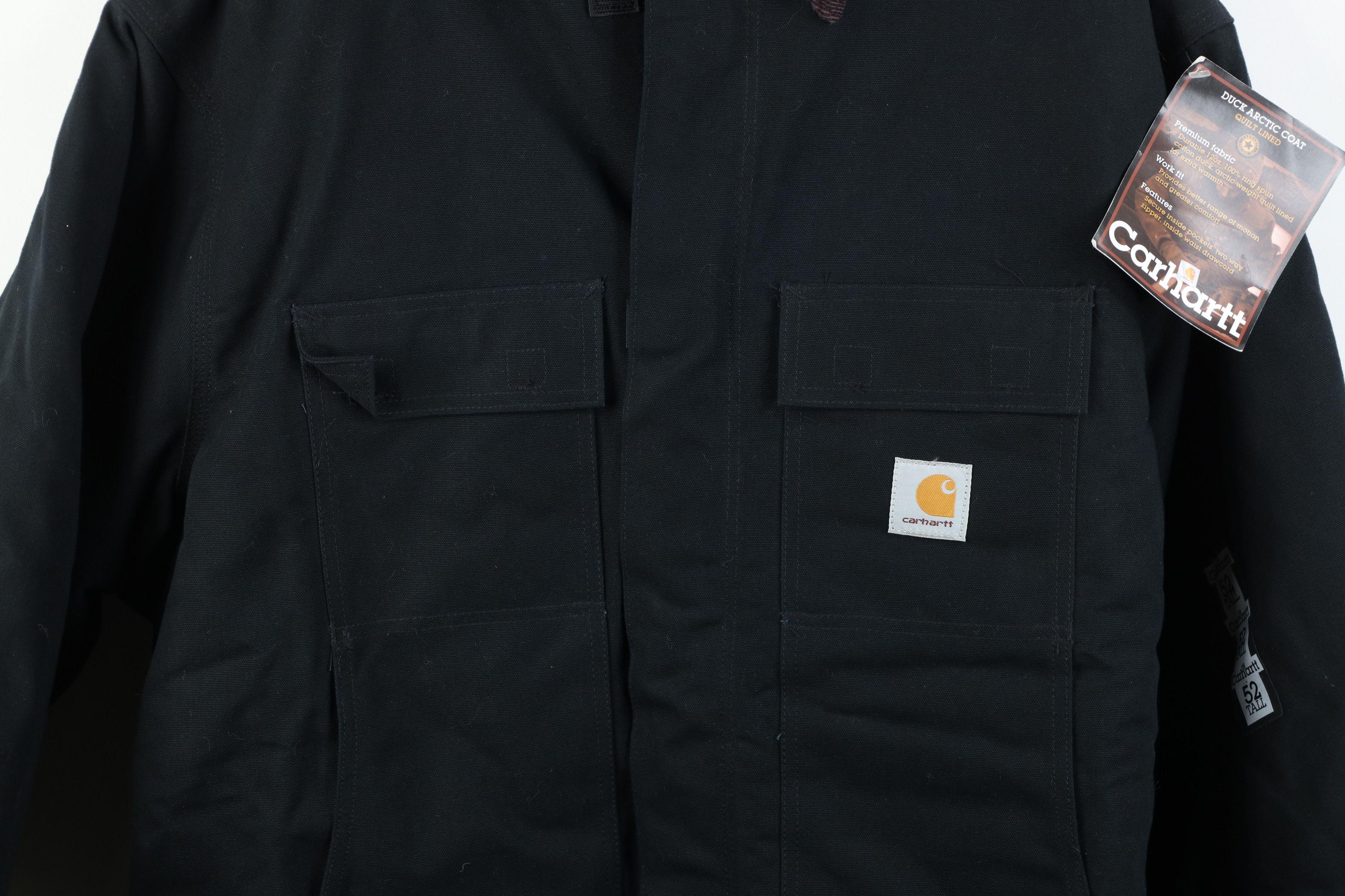Carhartt Deadstock Vintage Y2K Carhartt Chore Barn Jacket Black Size US XXL / EU 58 / 5 - 3 Thumbnail