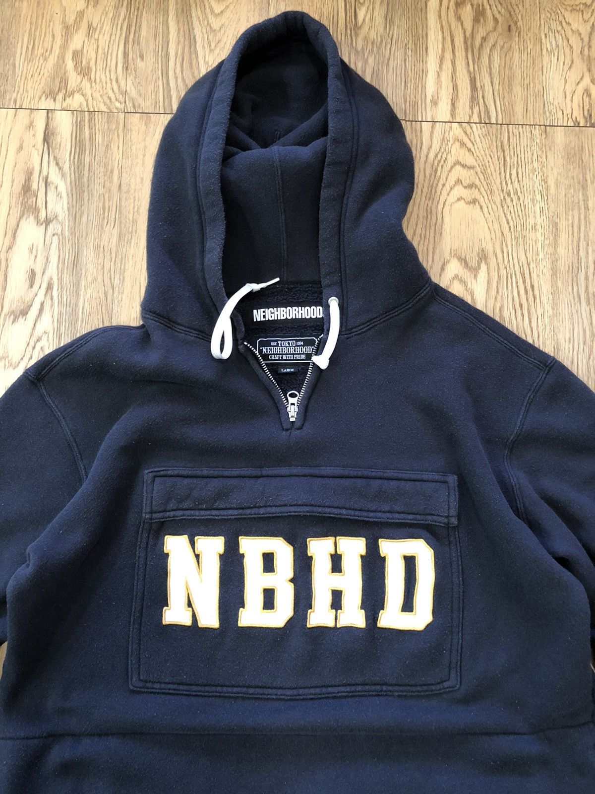 Neighborhood Neighborhood Japan kangaroo pocket hoodie Size US L / EU 52-54 / 3 - 4 Thumbnail