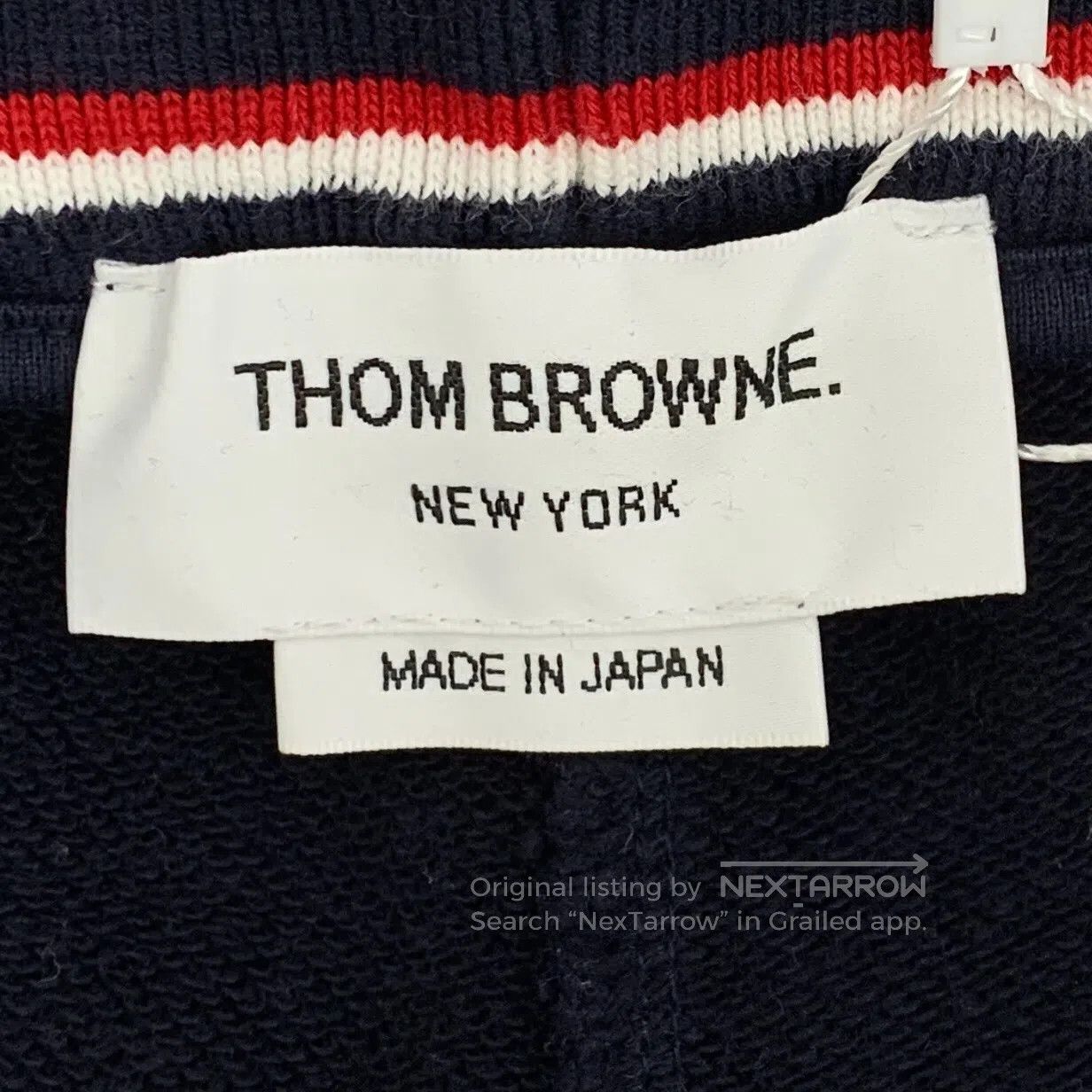Thom Browne Thom Browne size M Blue classic four-stripe cotton drawstr Size US 38 / EU 54 - 7 Thumbnail