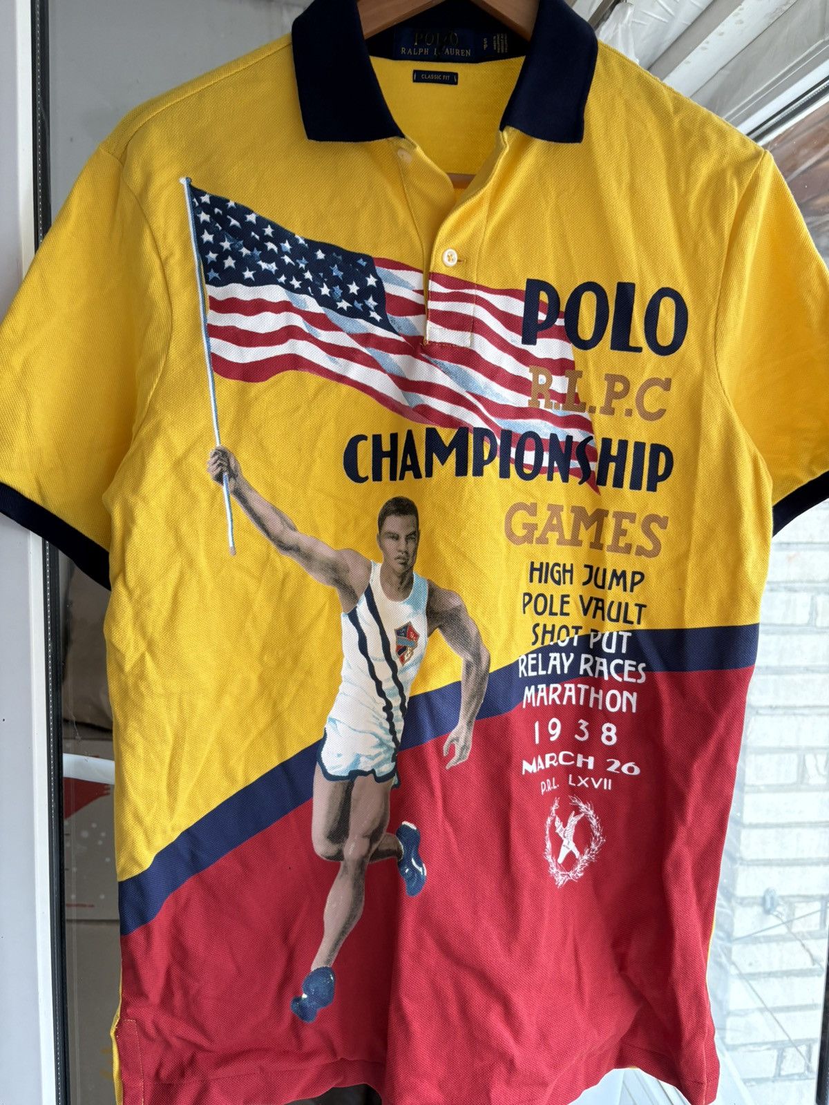 Polo Ralph Lauren Vintage Marathon Polo Ralph Lauren T-shirt Size US S / EU 44-46 / 1 - 2 Thumbnail
